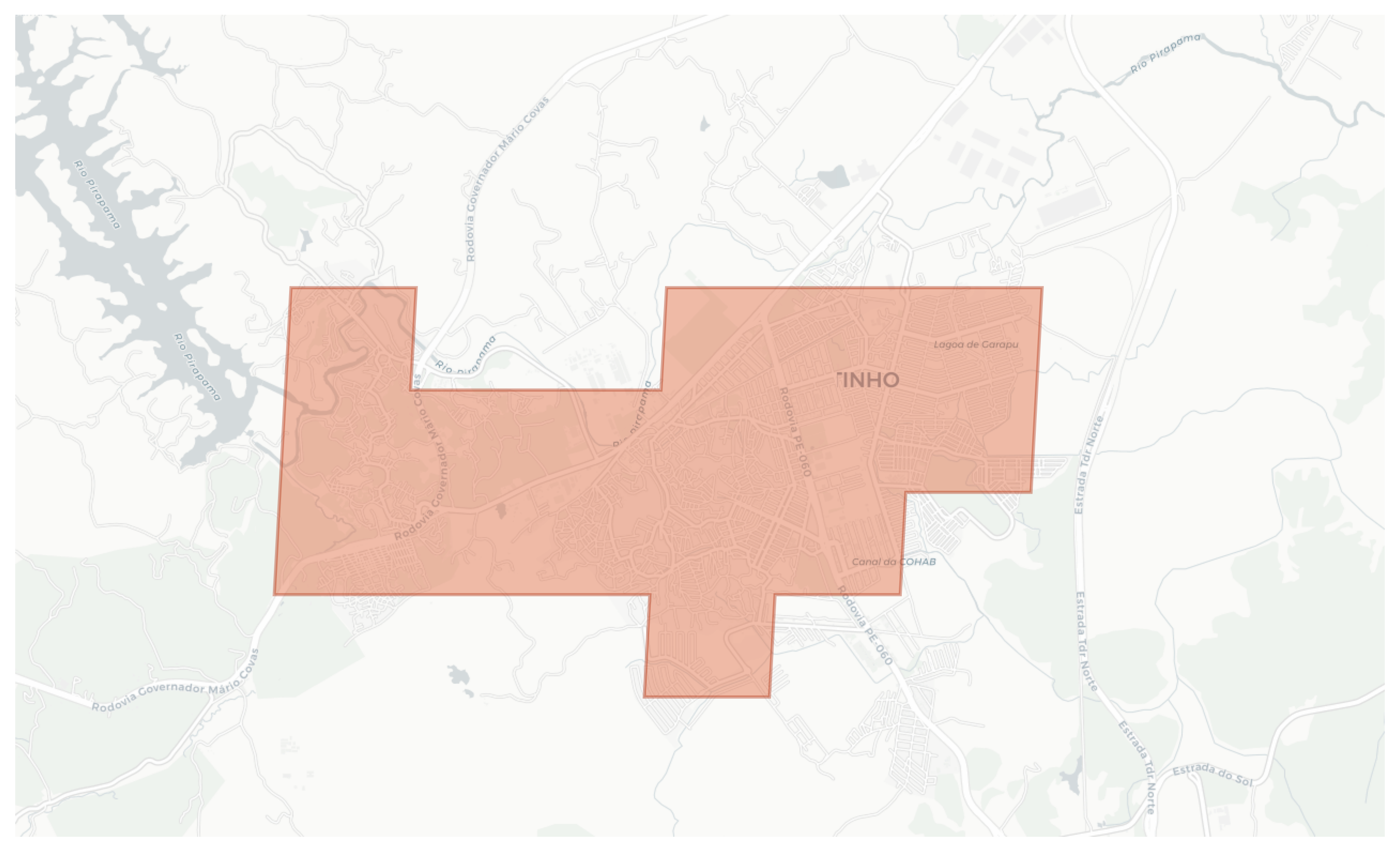 Cabo de Santo Agostinho geographic map