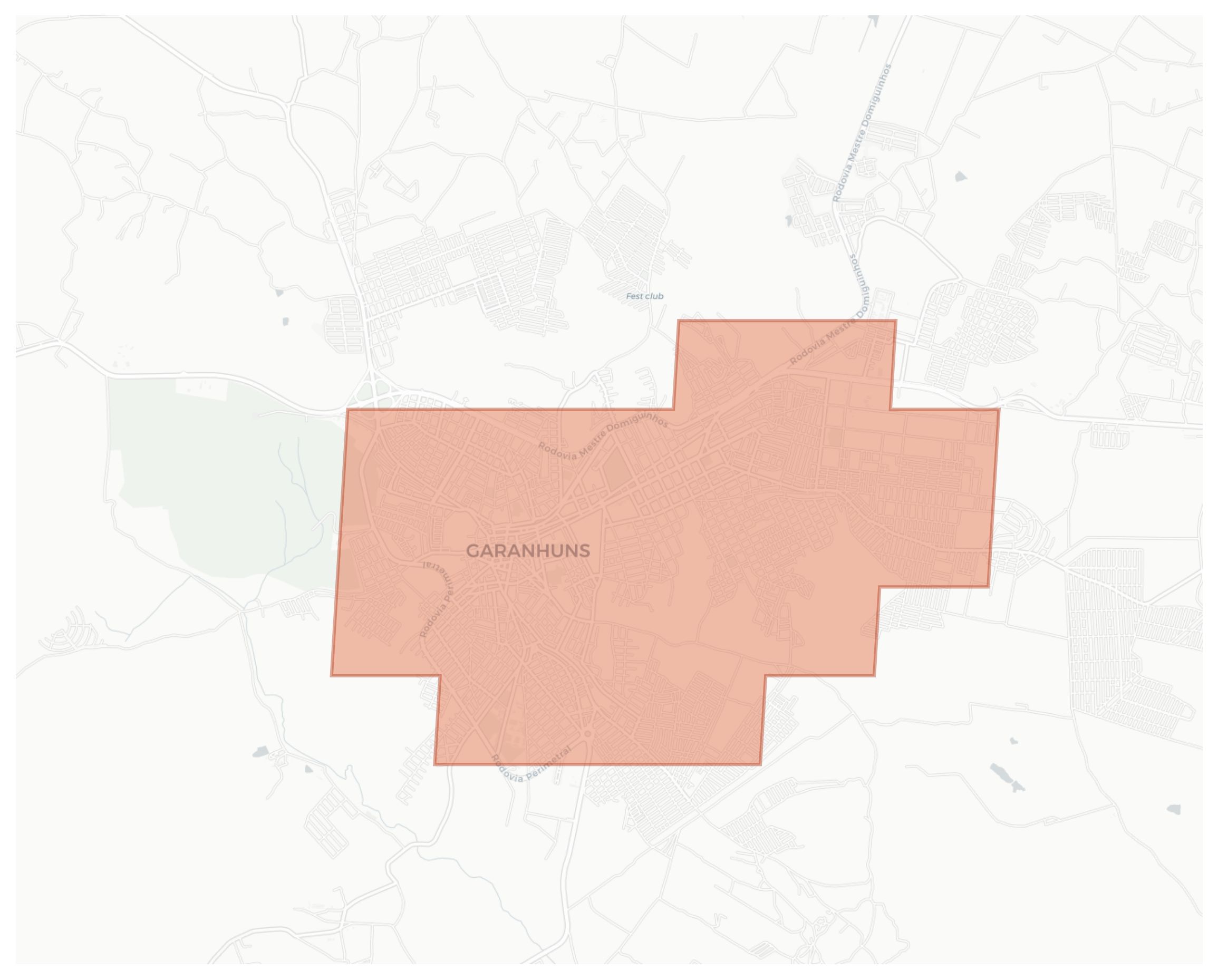 Garanhuns geographic map