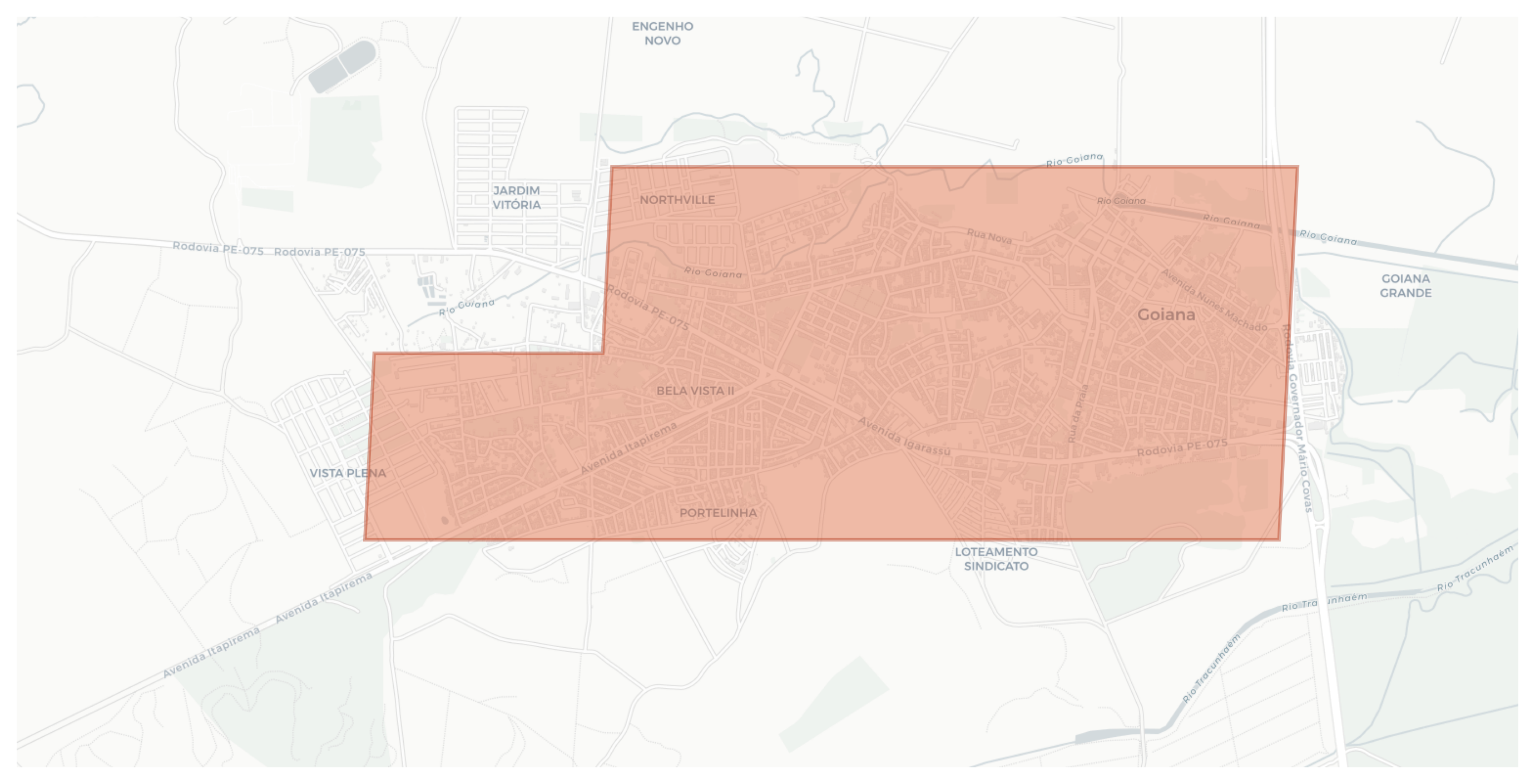 Goiana geographic map