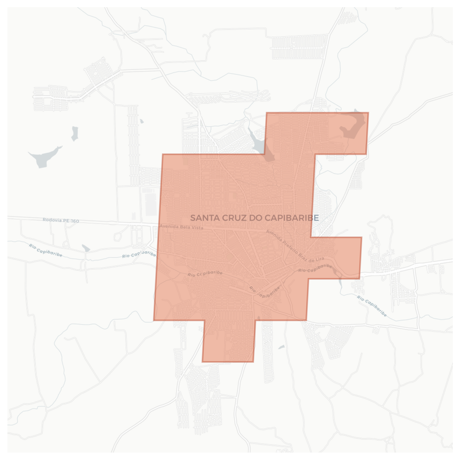 Santa Cruz do Capibaribe geographic map