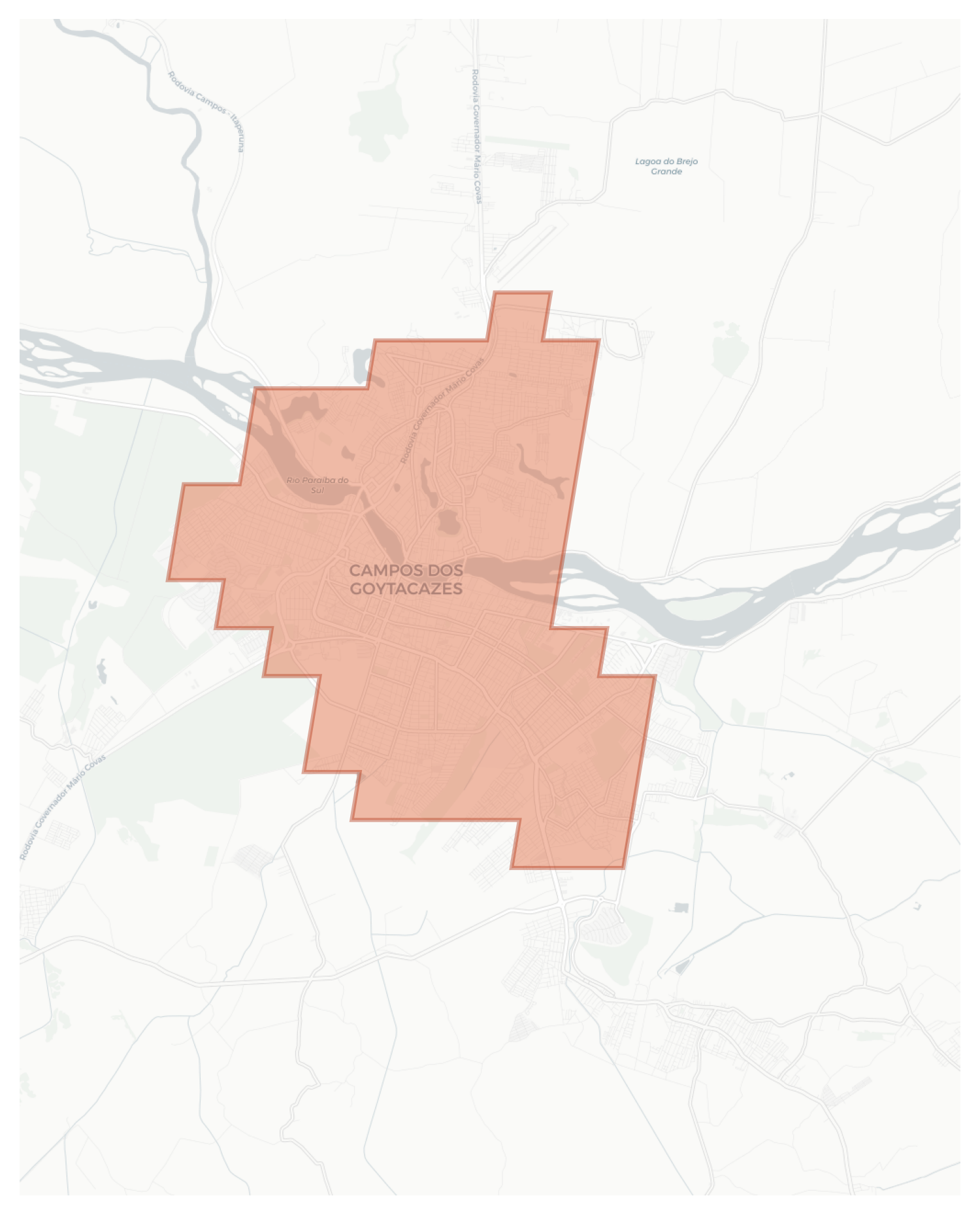 Campos dos Goytacazes geographic map