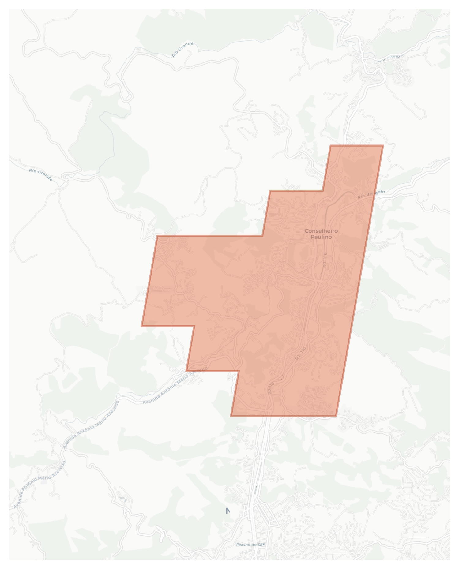 Conselheiro Paulino geographic map