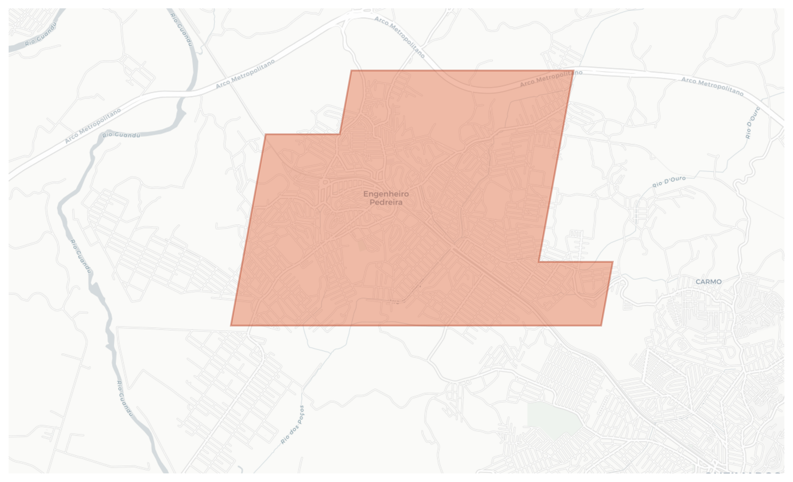 Engenheiro Pedreira geographic map