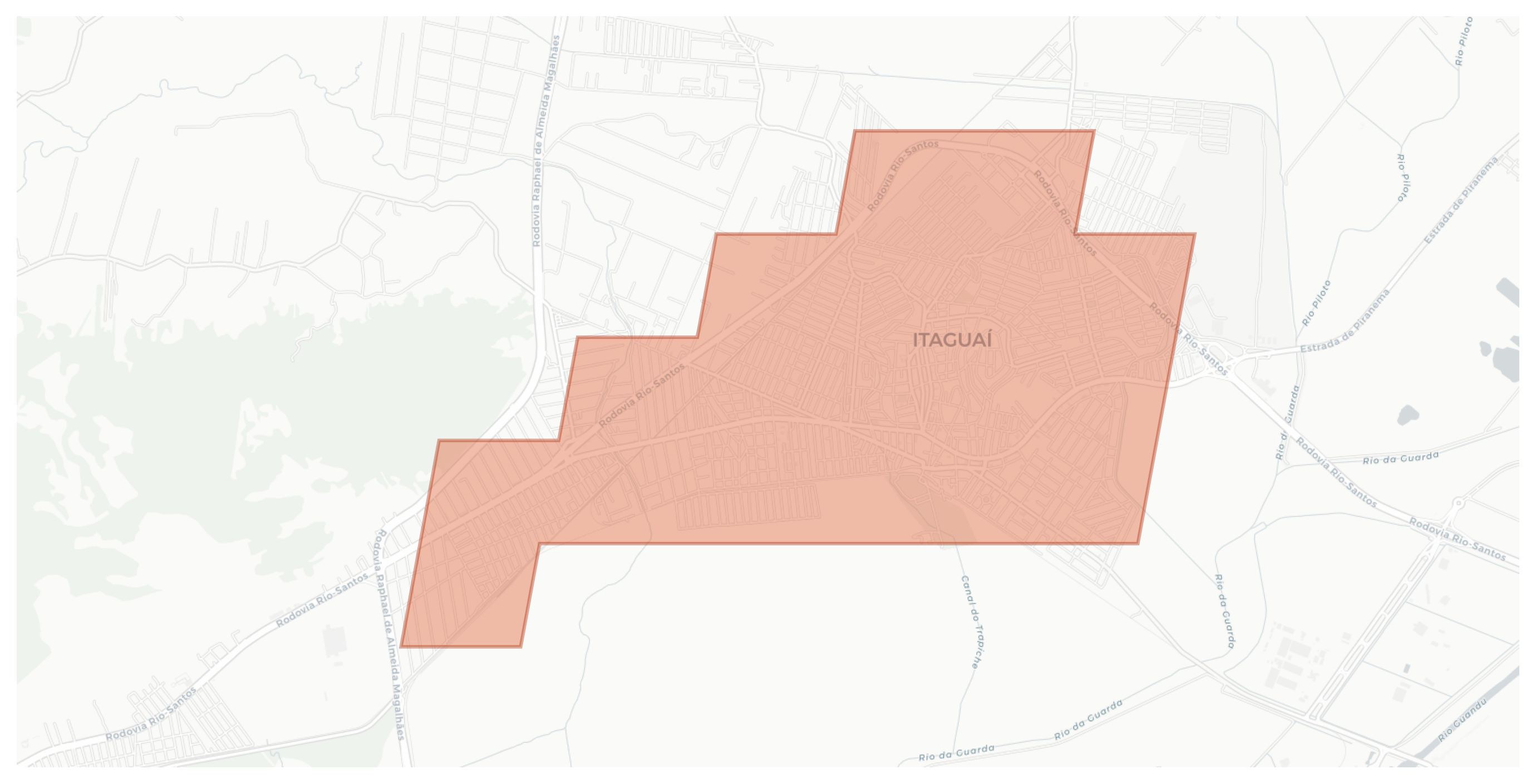 Itaguaí geographic map