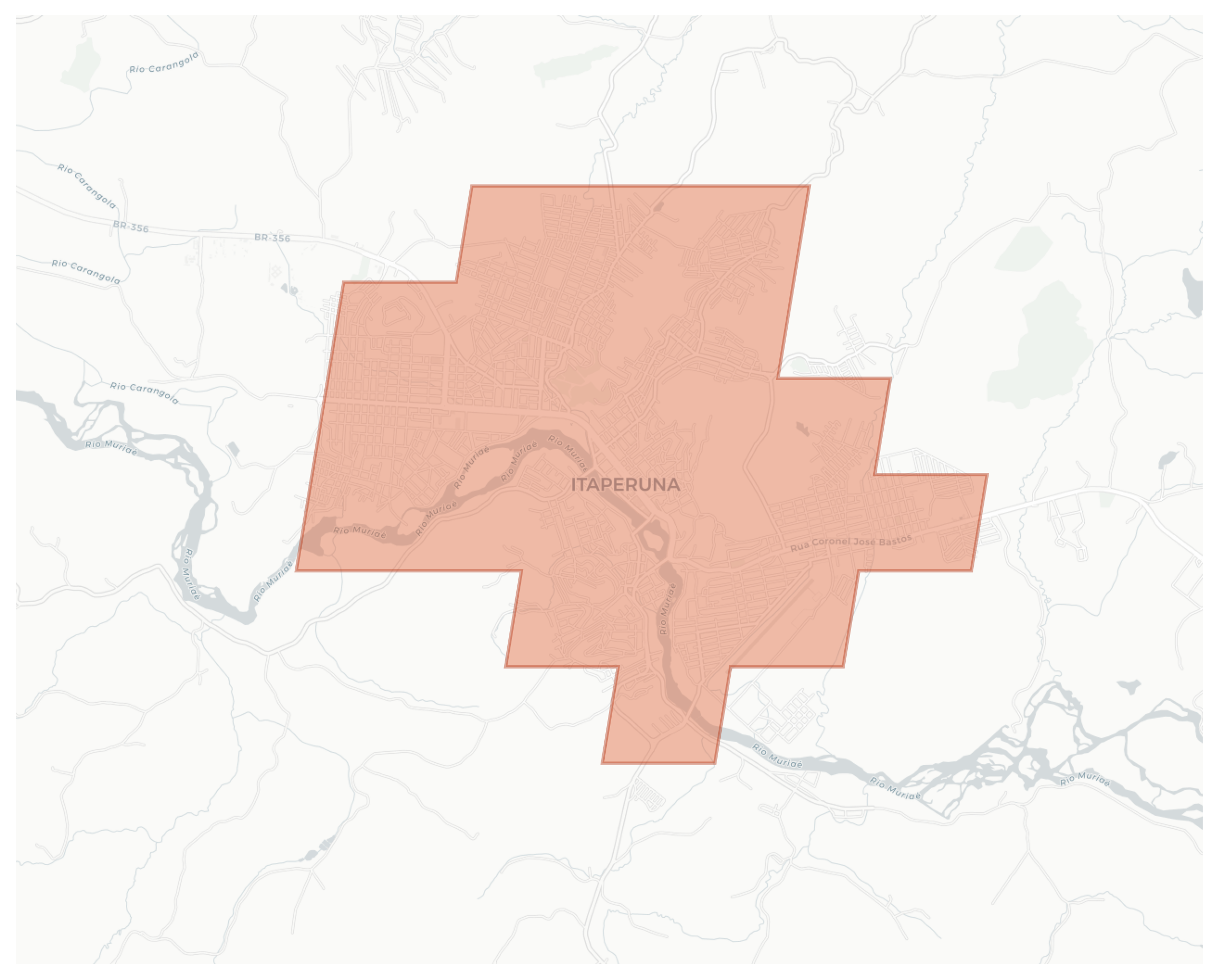 Itaperuna geographic map