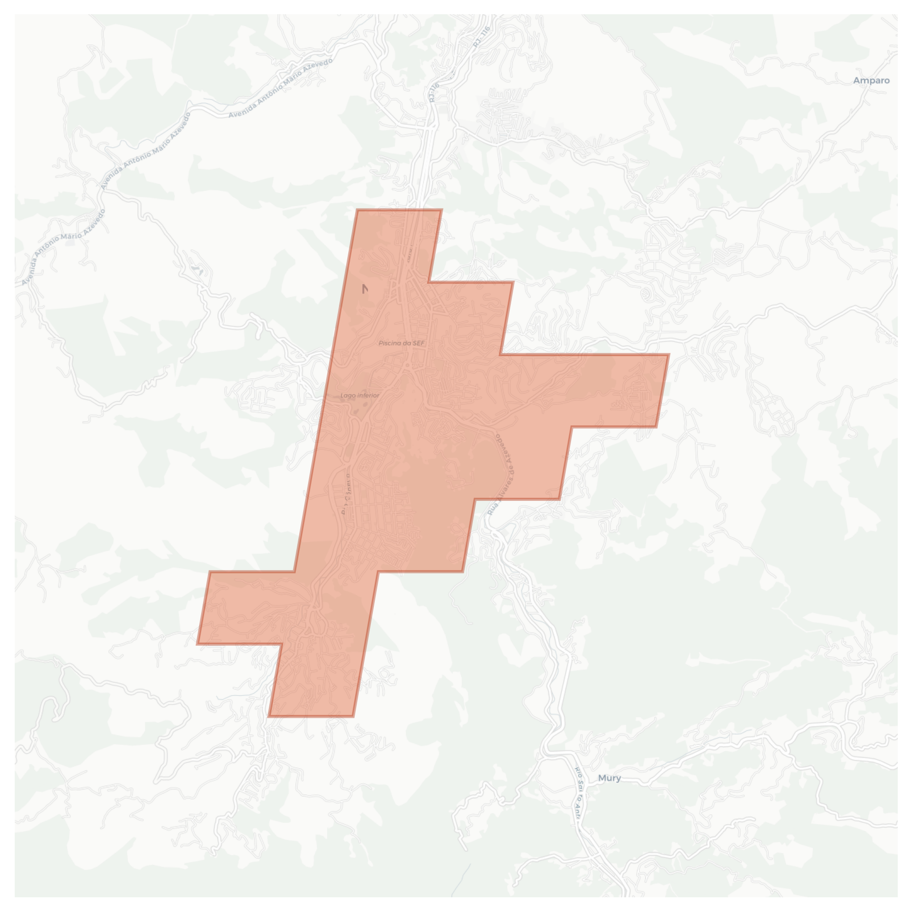 New Fribourg geographic map