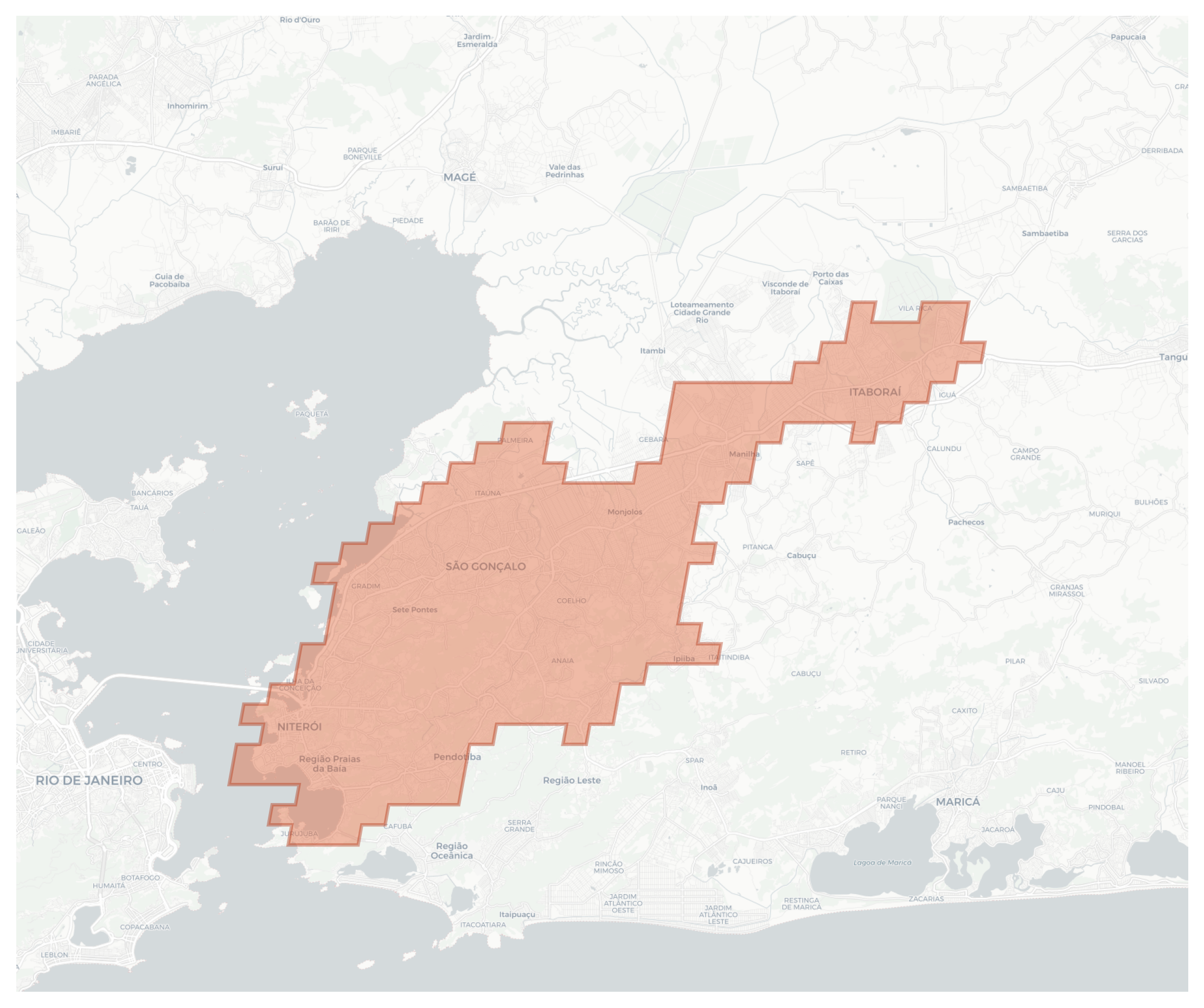 Niterói geographic map