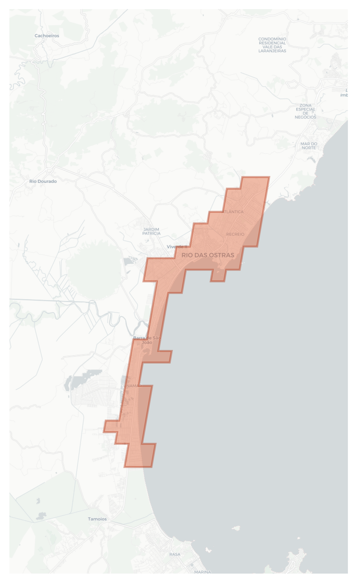 Rio das Ostras geographic map
