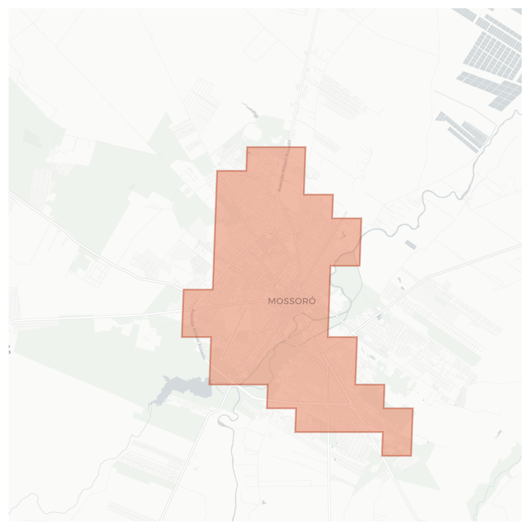 Mossoró geographic map