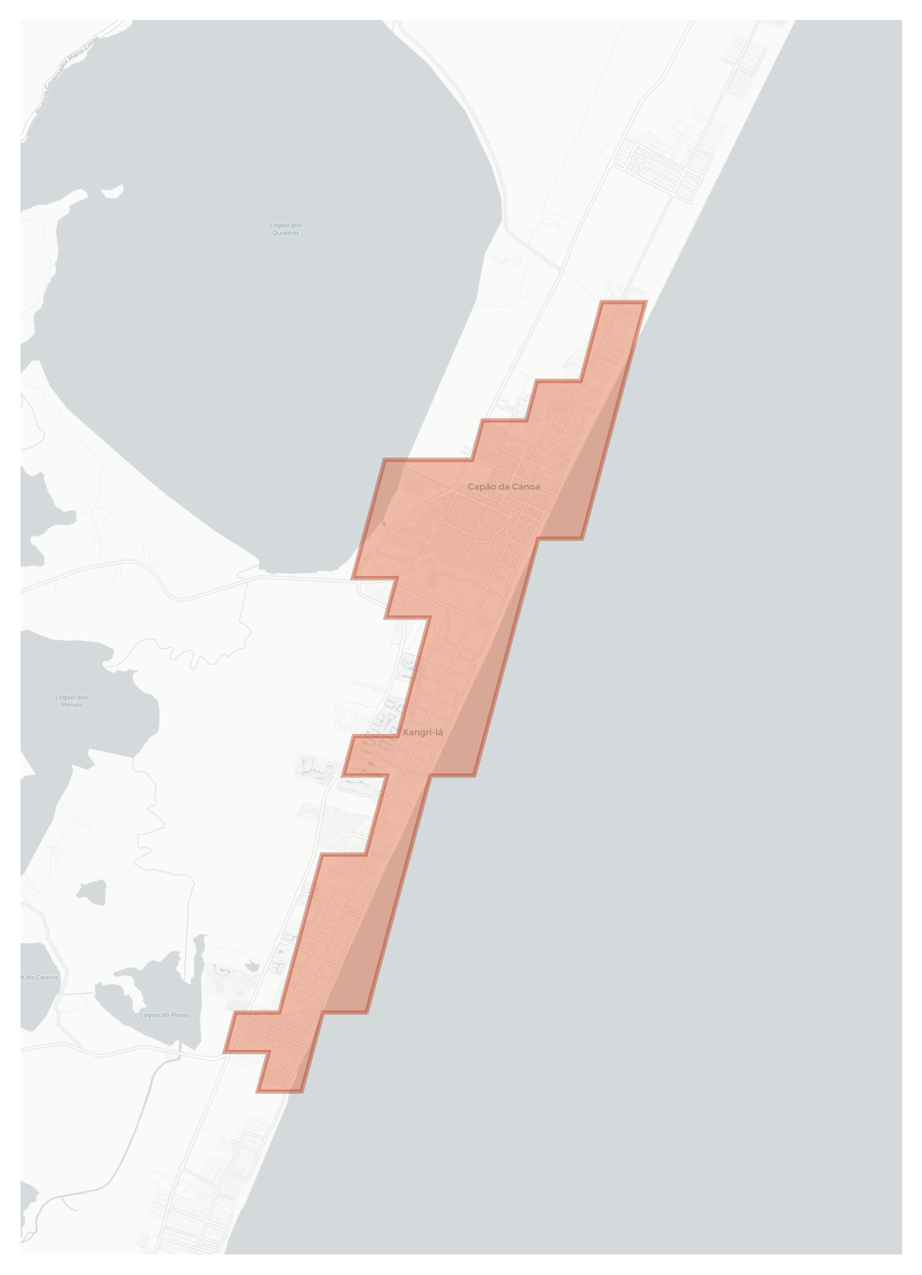 Capão da Canoa geographic map