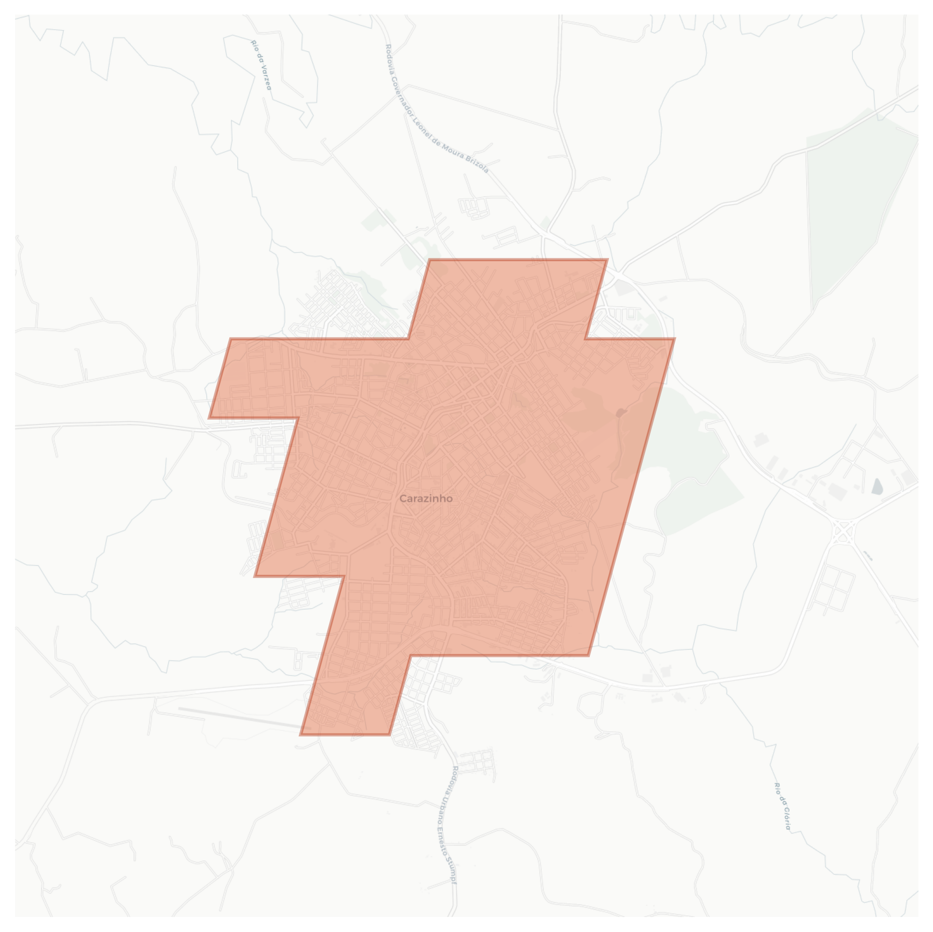 Carazinho geographic map