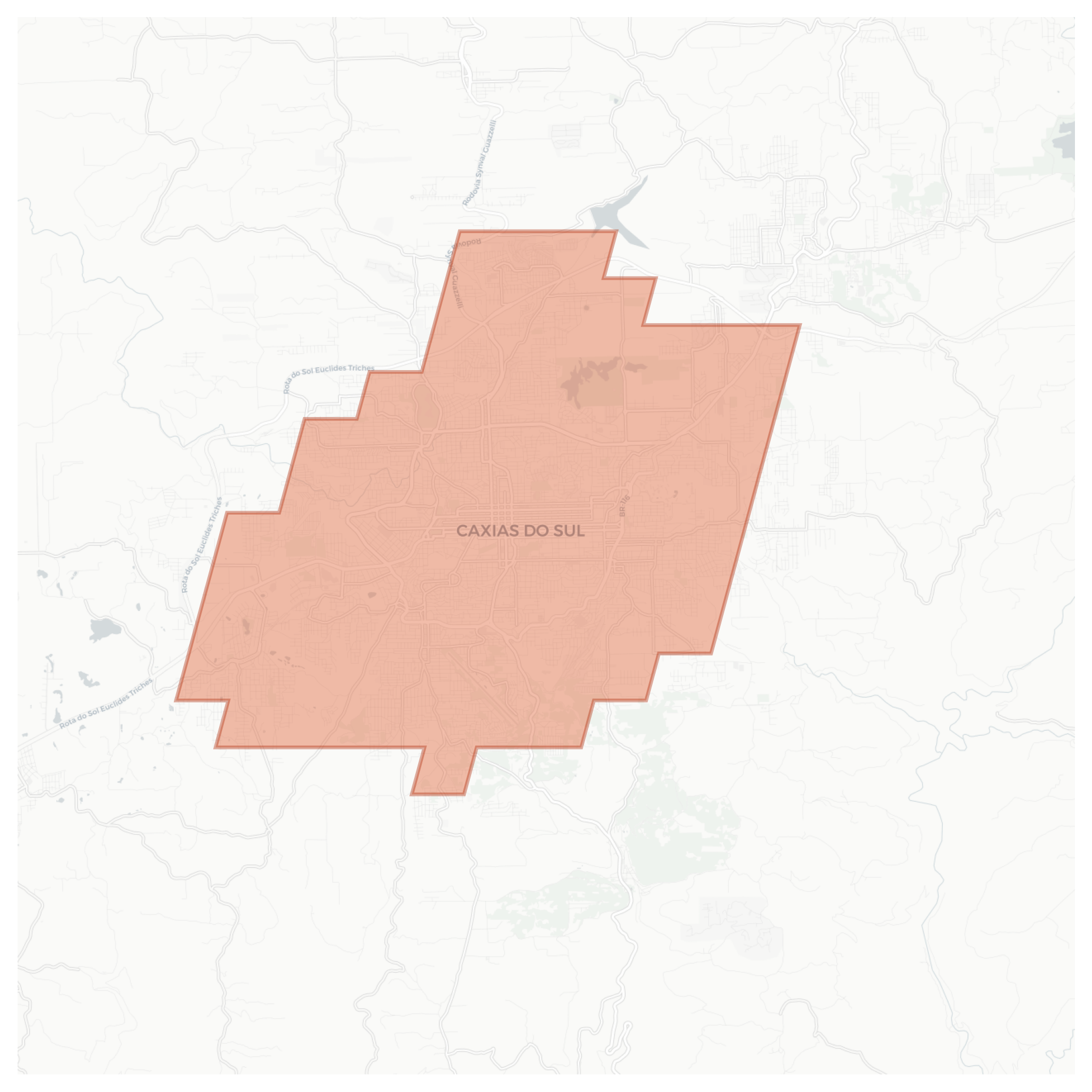 Caxias do Sul geographic map