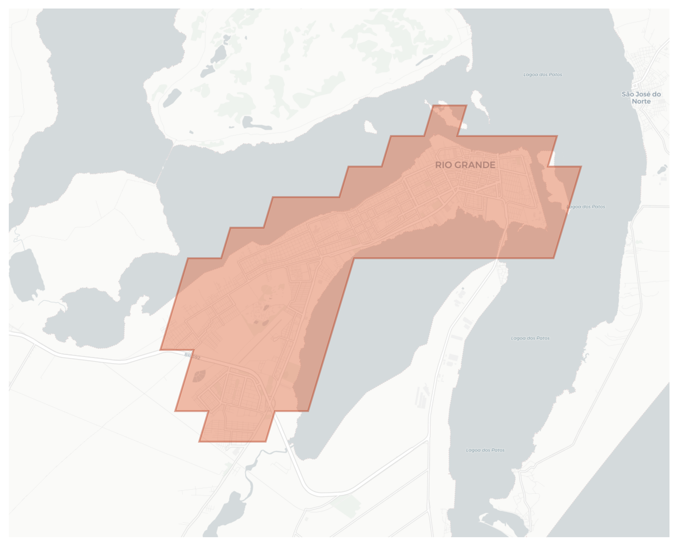 Rio Grande geographic map