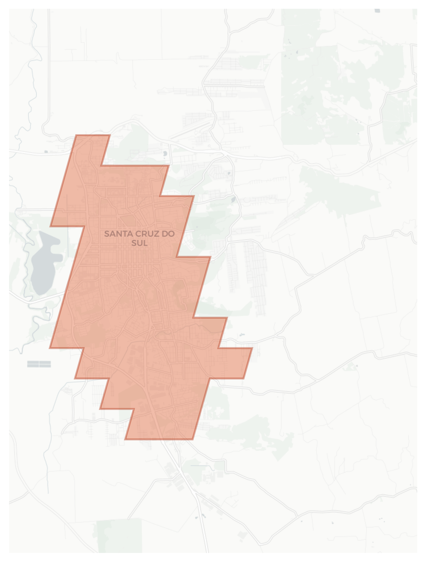 Santa Cruz do Sul geographic map