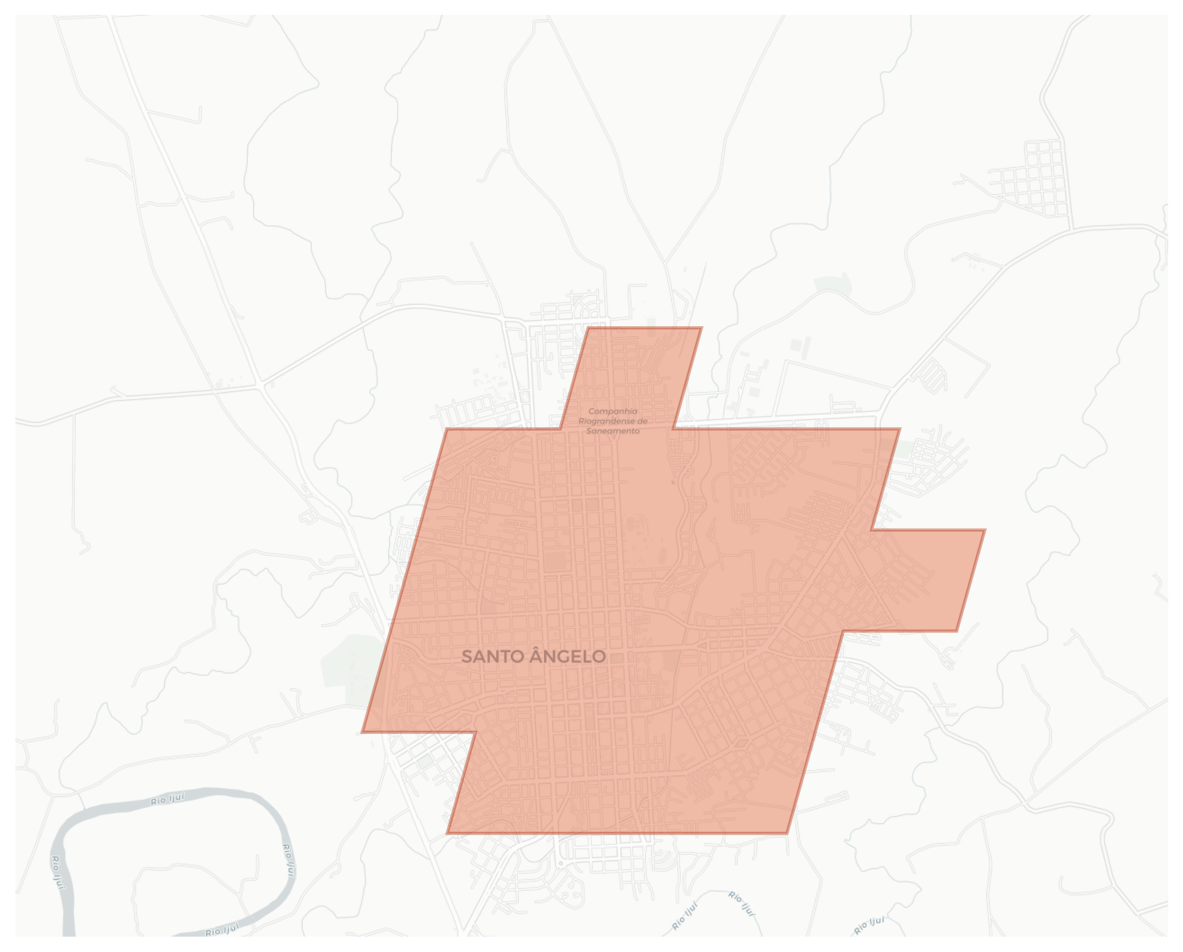 Santo Ângelo geographic map