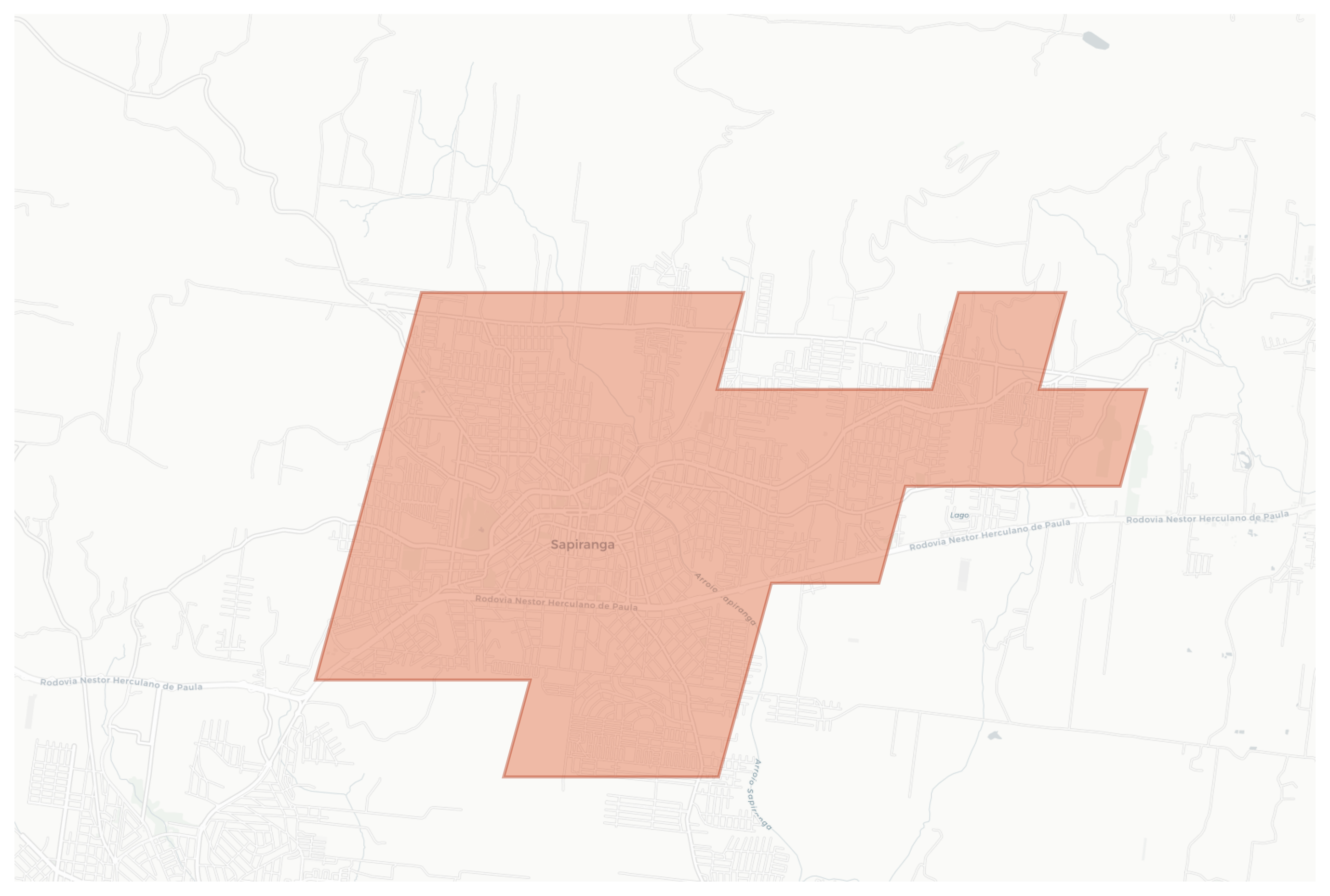 Sapiranga geographic map