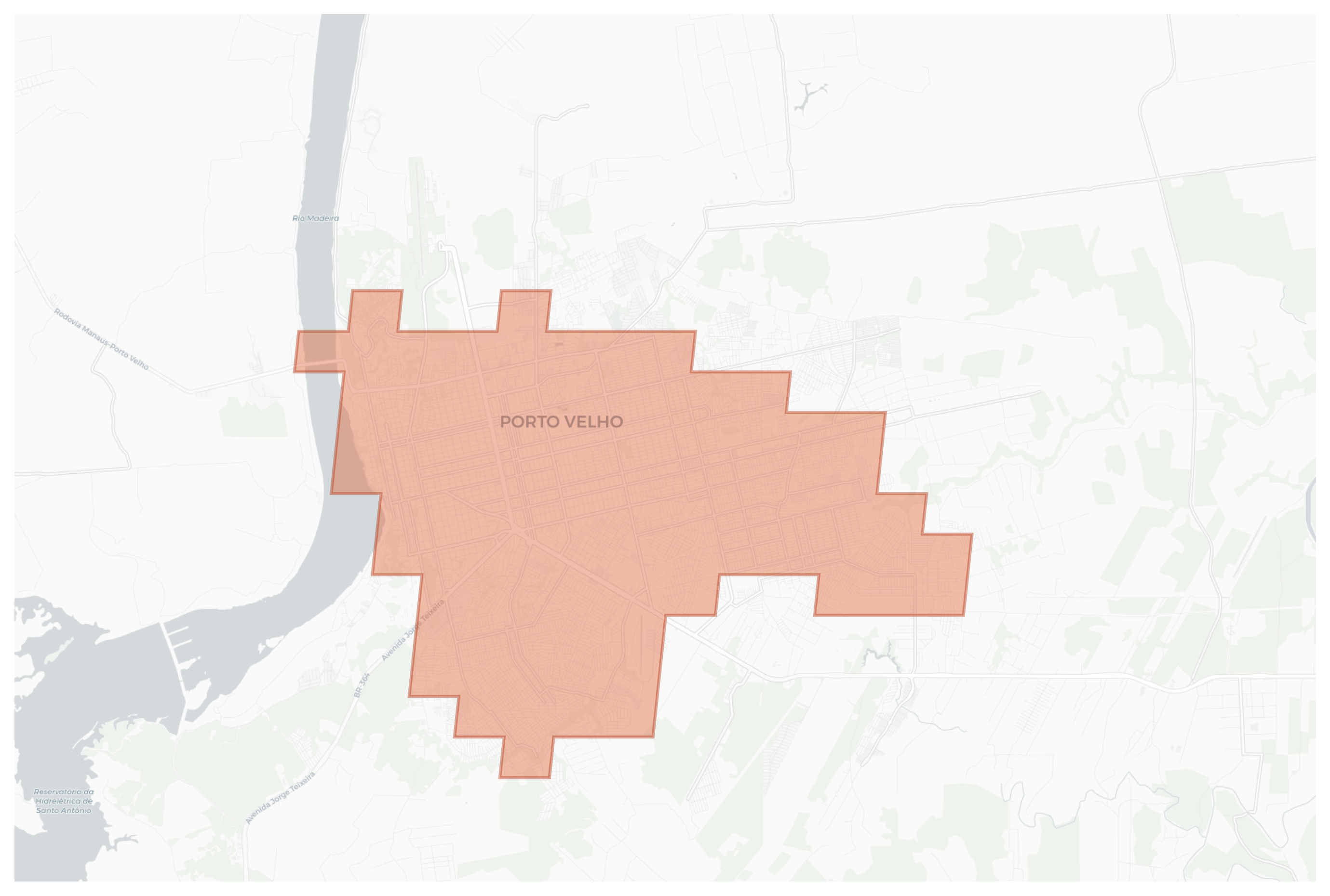 Porto Velho geographic map