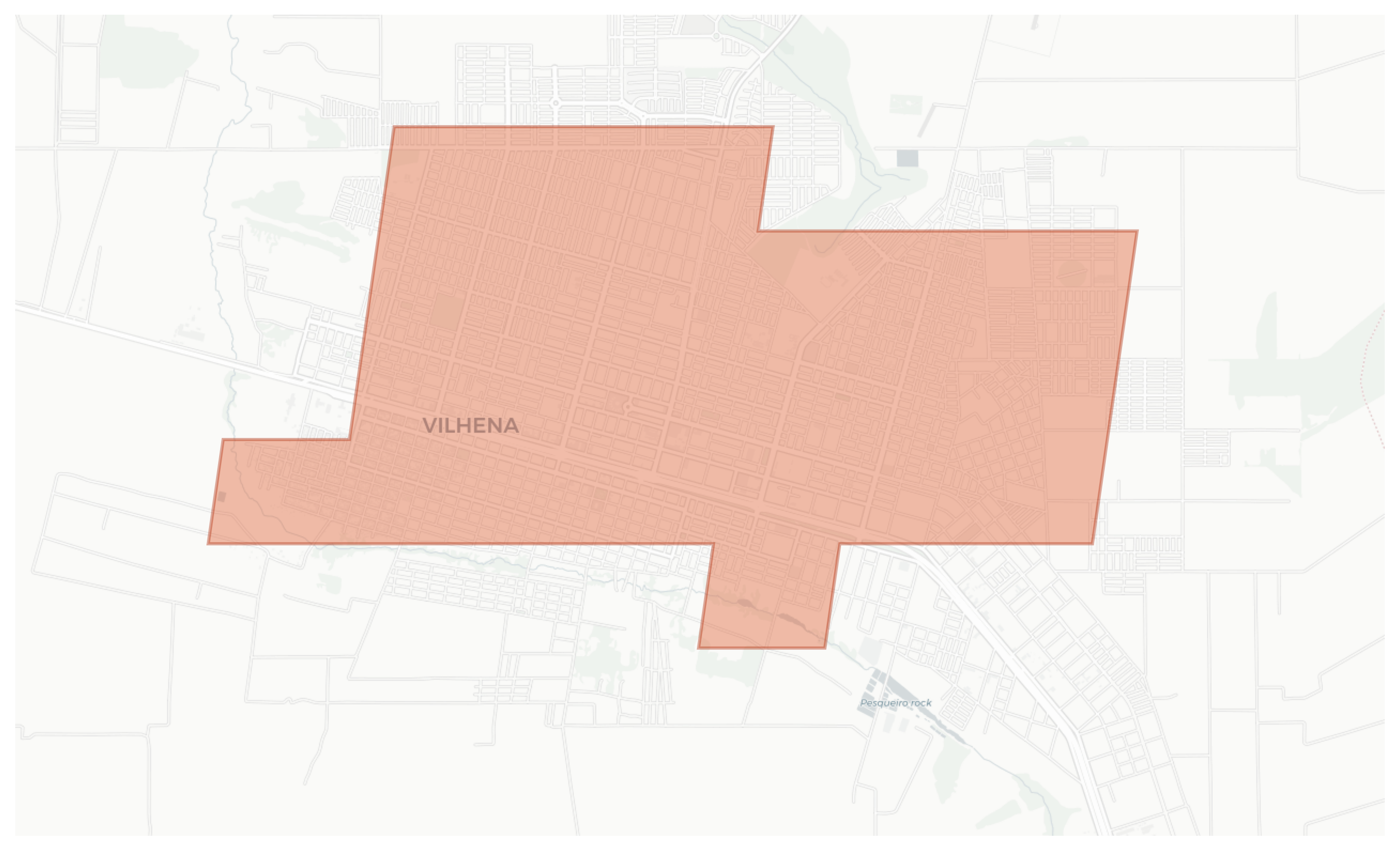 Vilhena geographic map