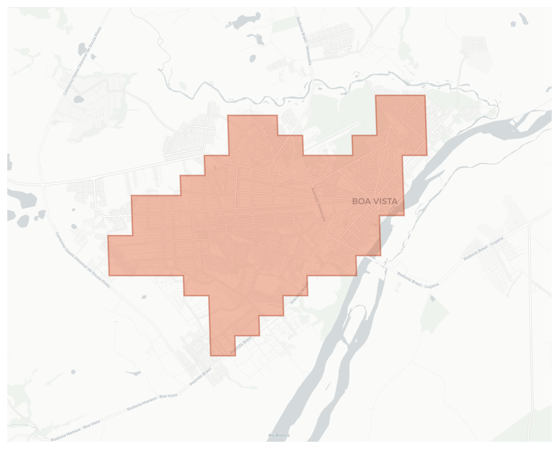 Boa Vista geographic map