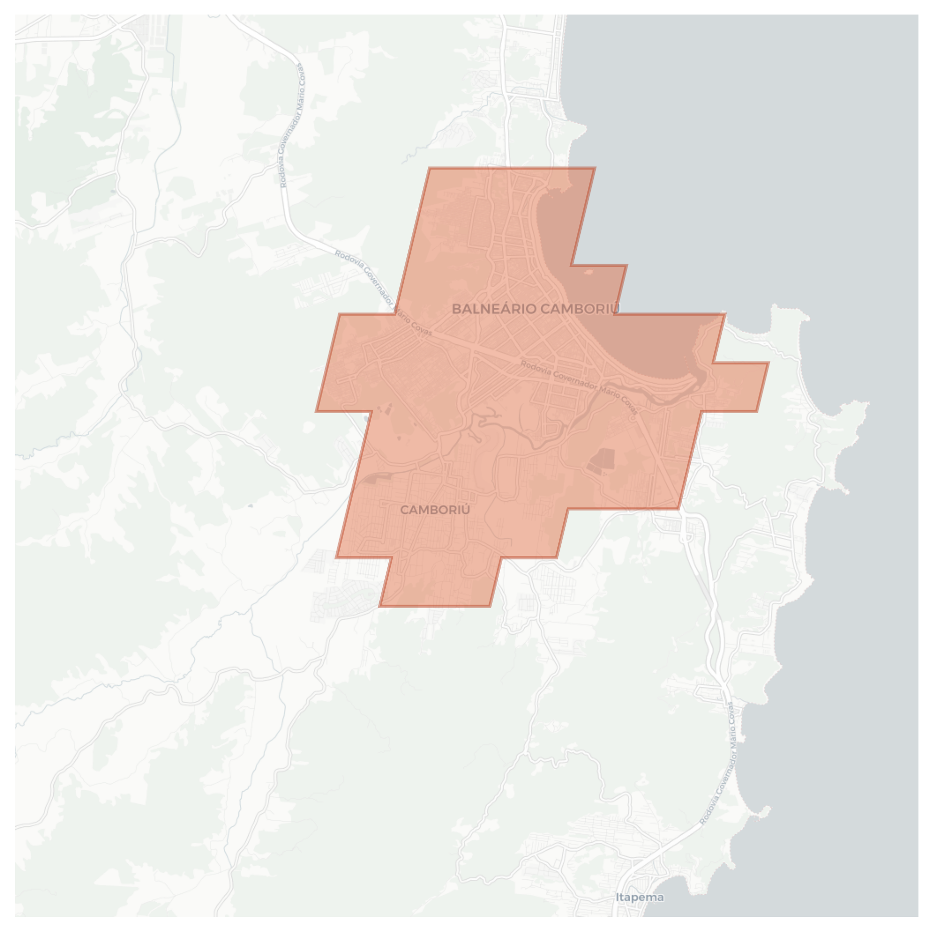 Balneário Camboriú geographic map
