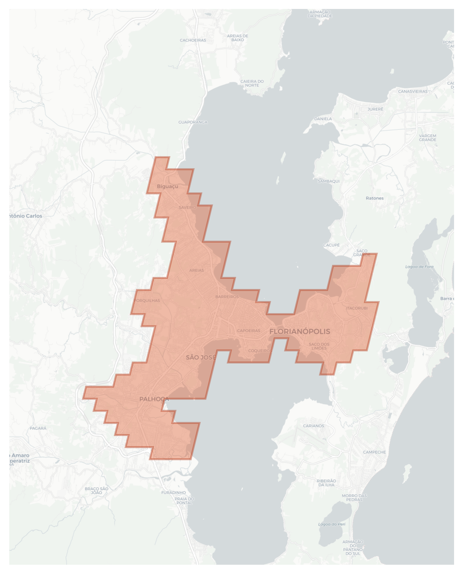 Florianópolis geographic map