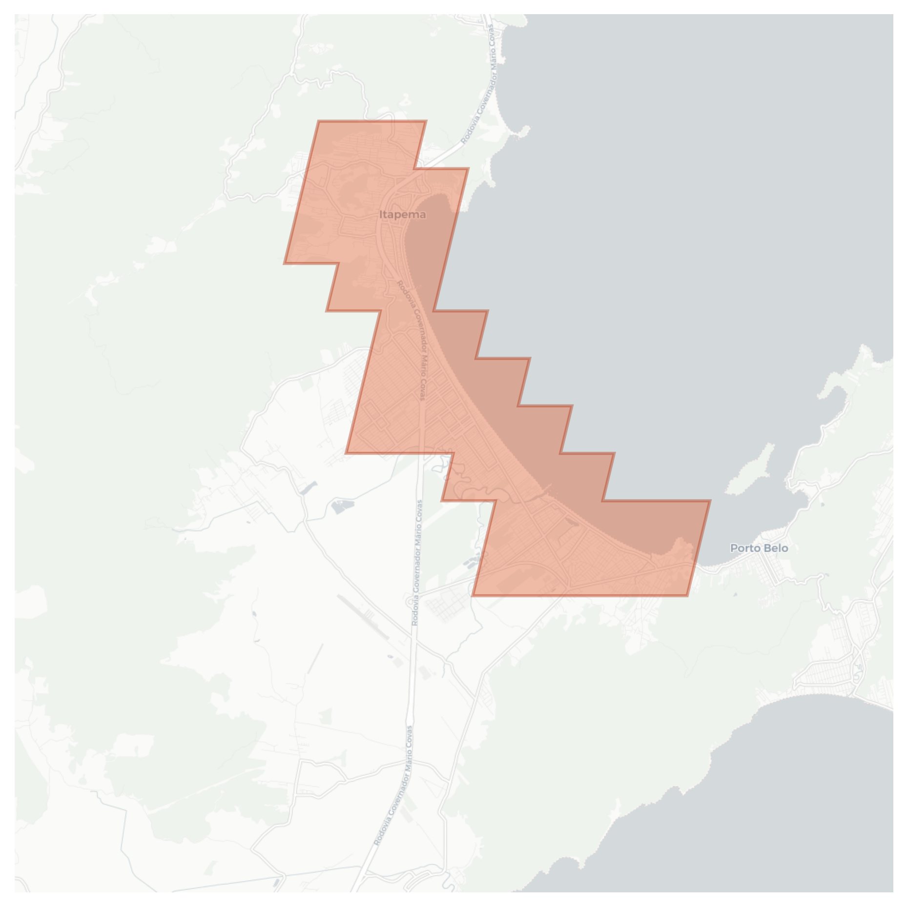 Itapema geographic map