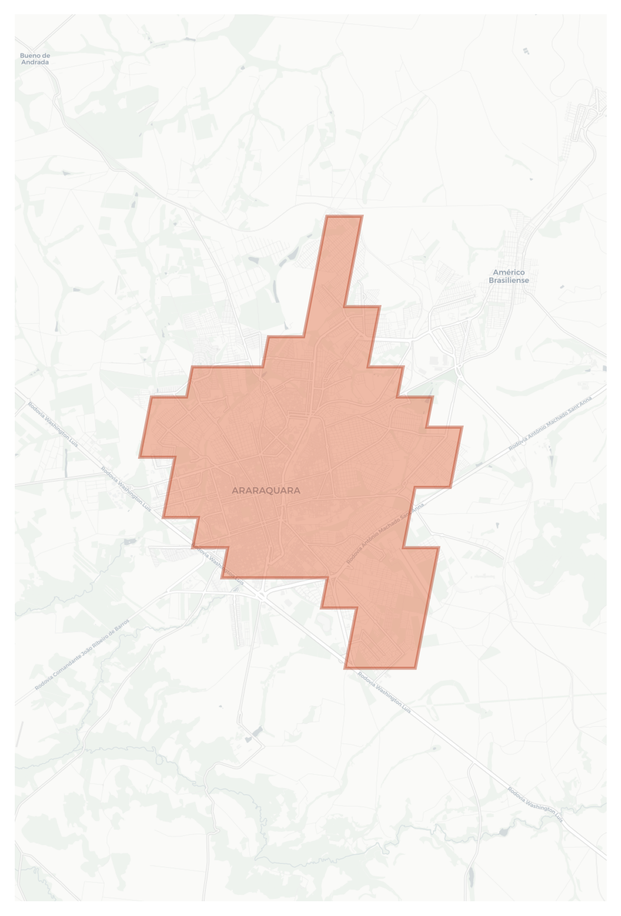 Araraquara geographic map