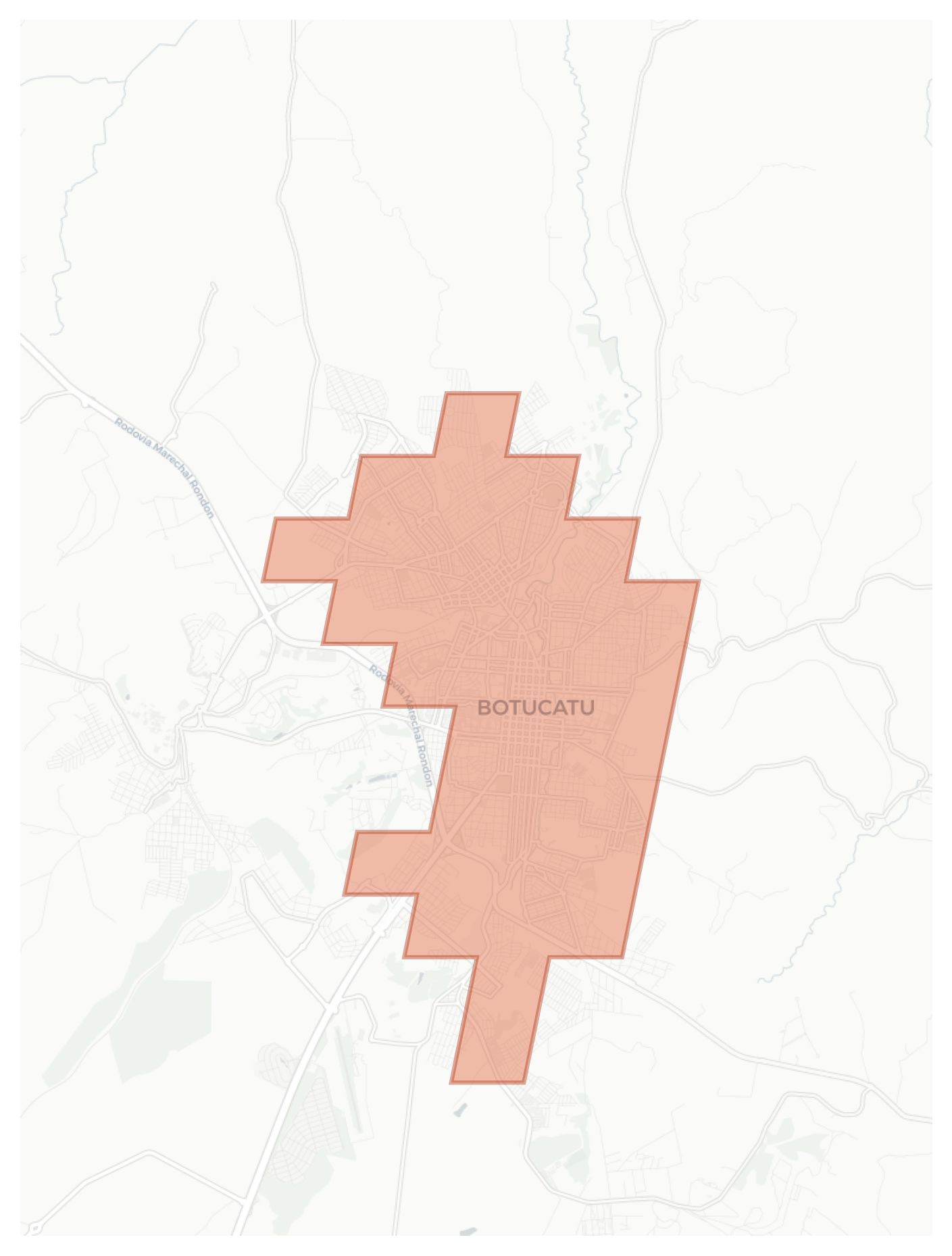 Botucatu geographic map
