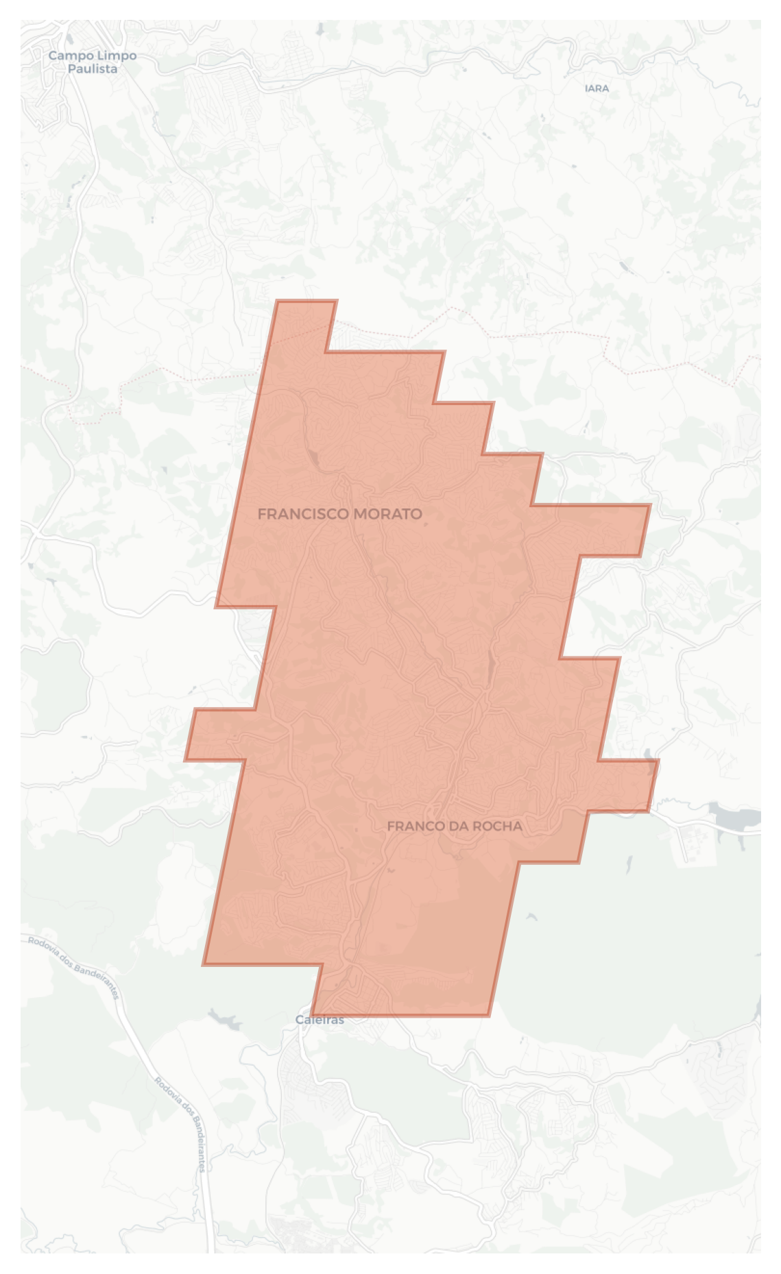 Francisco Morato geographic map