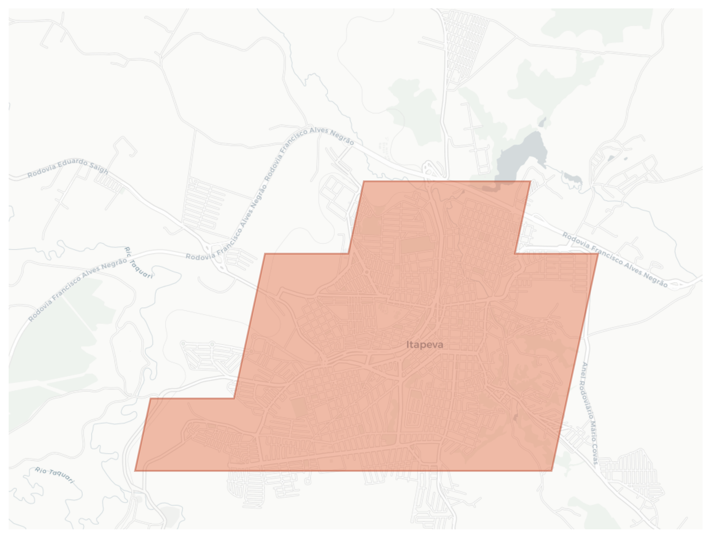 Itapeva geographic map
