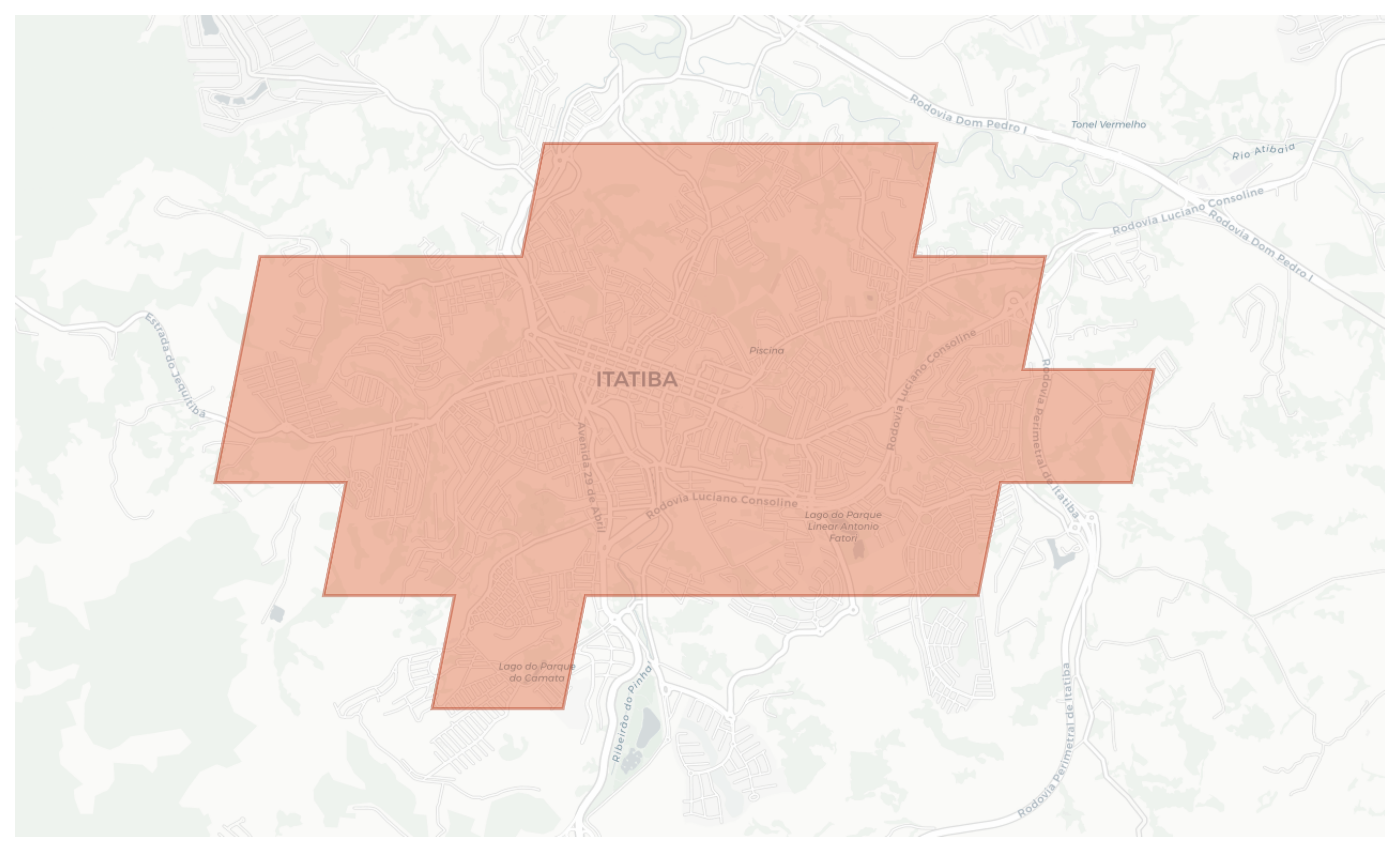 Itatiba geographic map