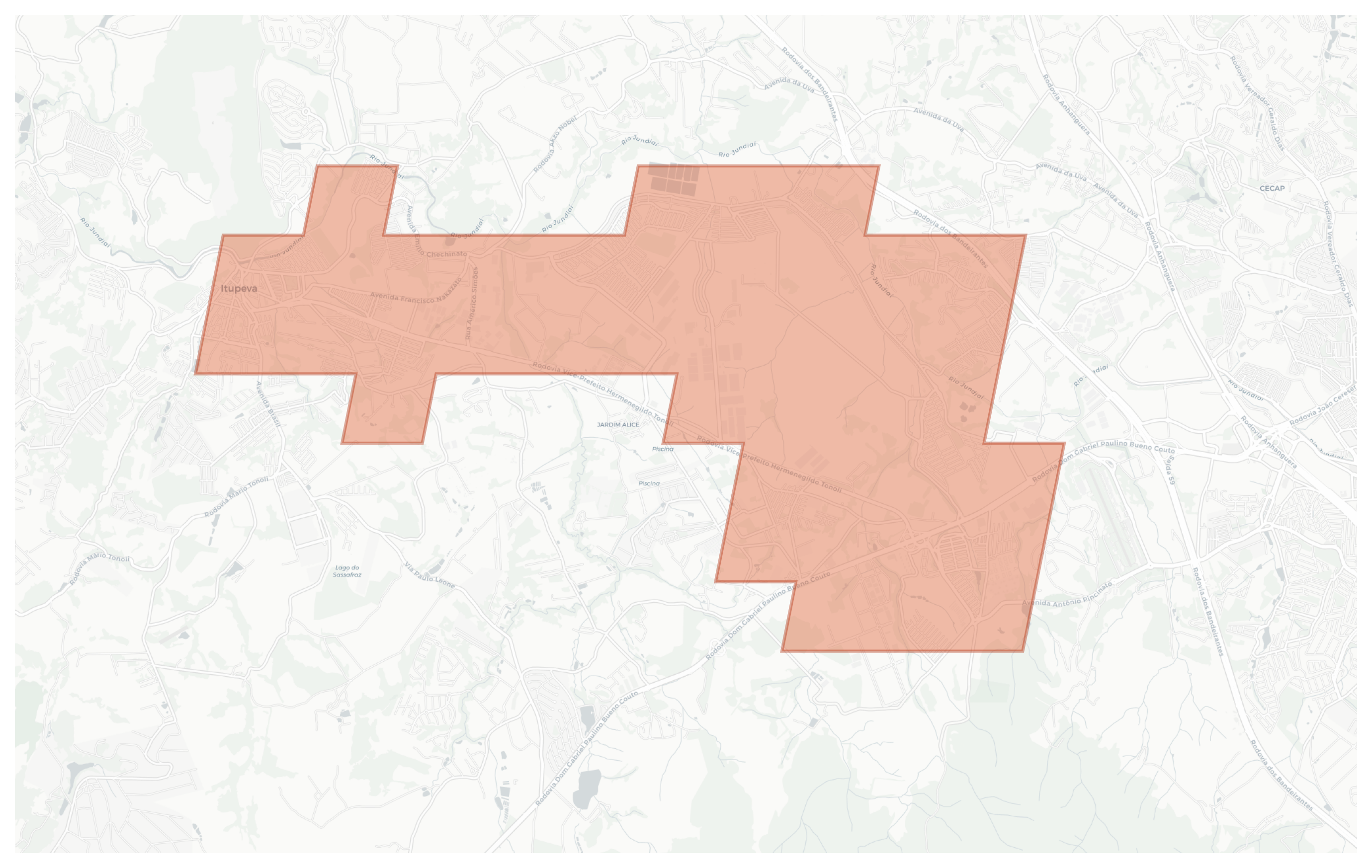 Itupeva geographic map