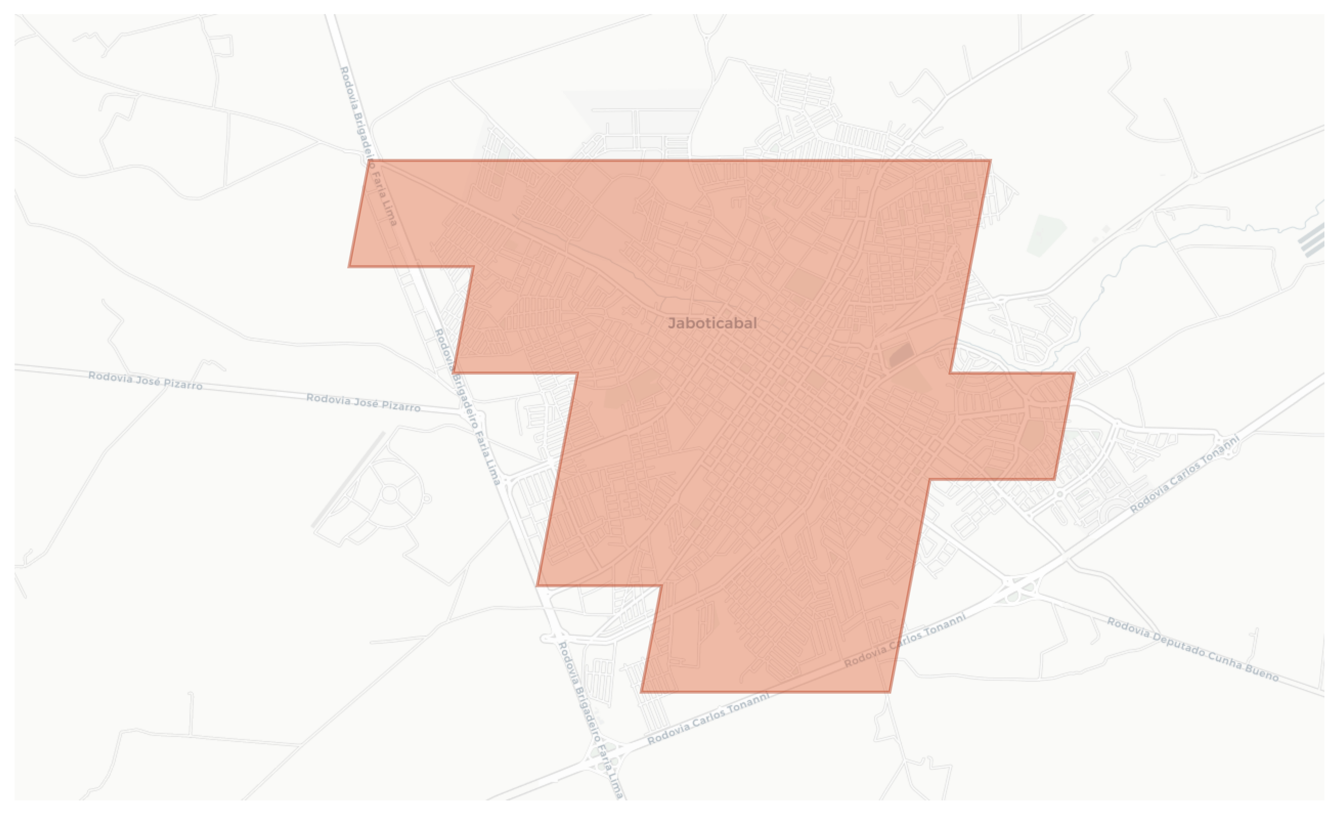 Jaboticabal geographic map
