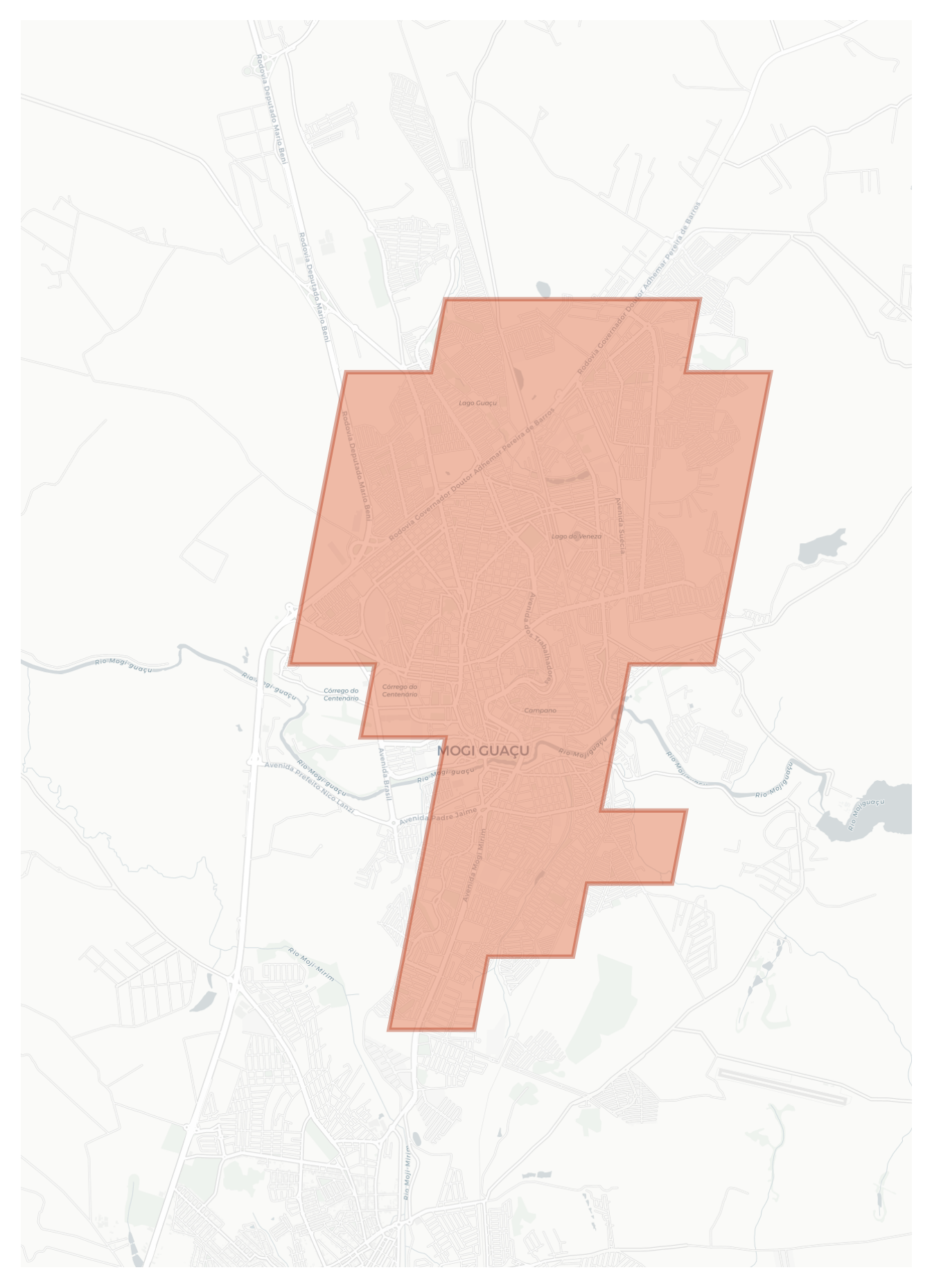 Mogi Guaçu geographic map