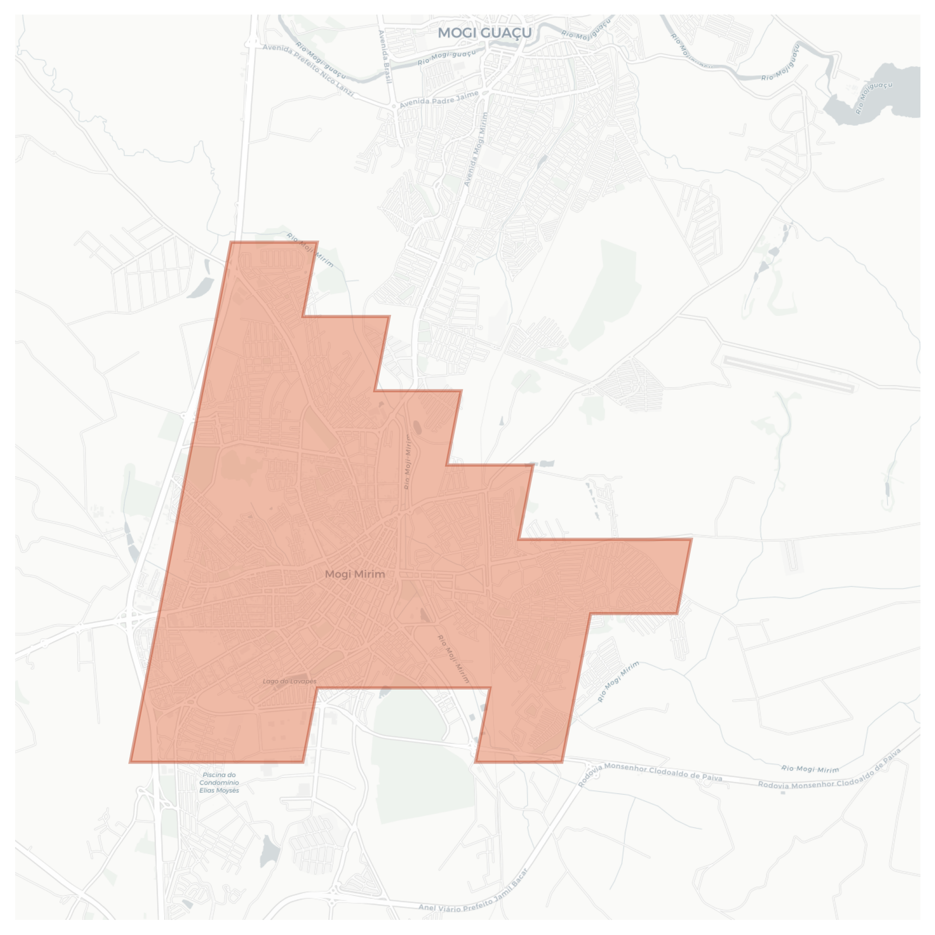 Mogi Mirim geographic map