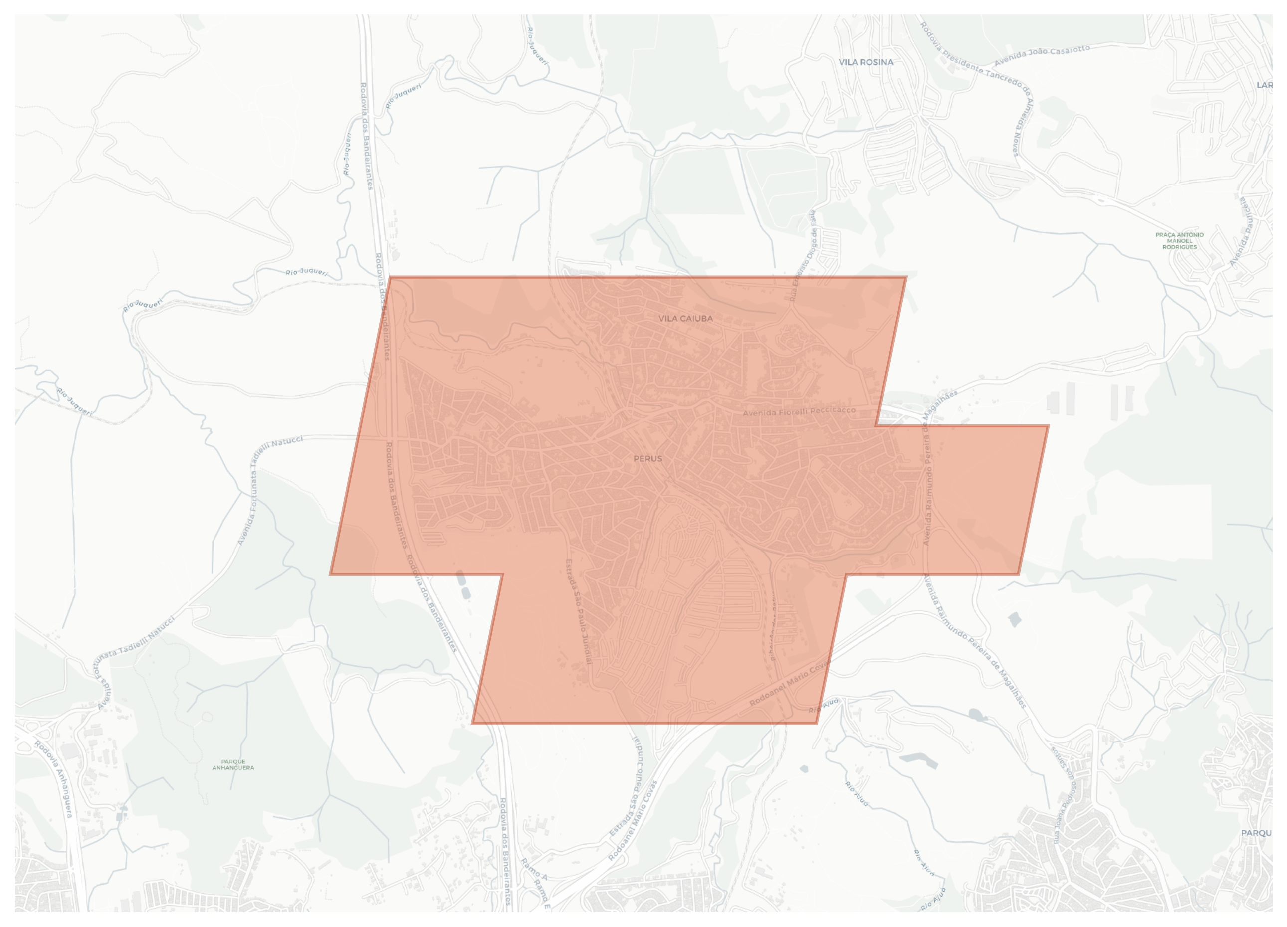 Perus geographic map
