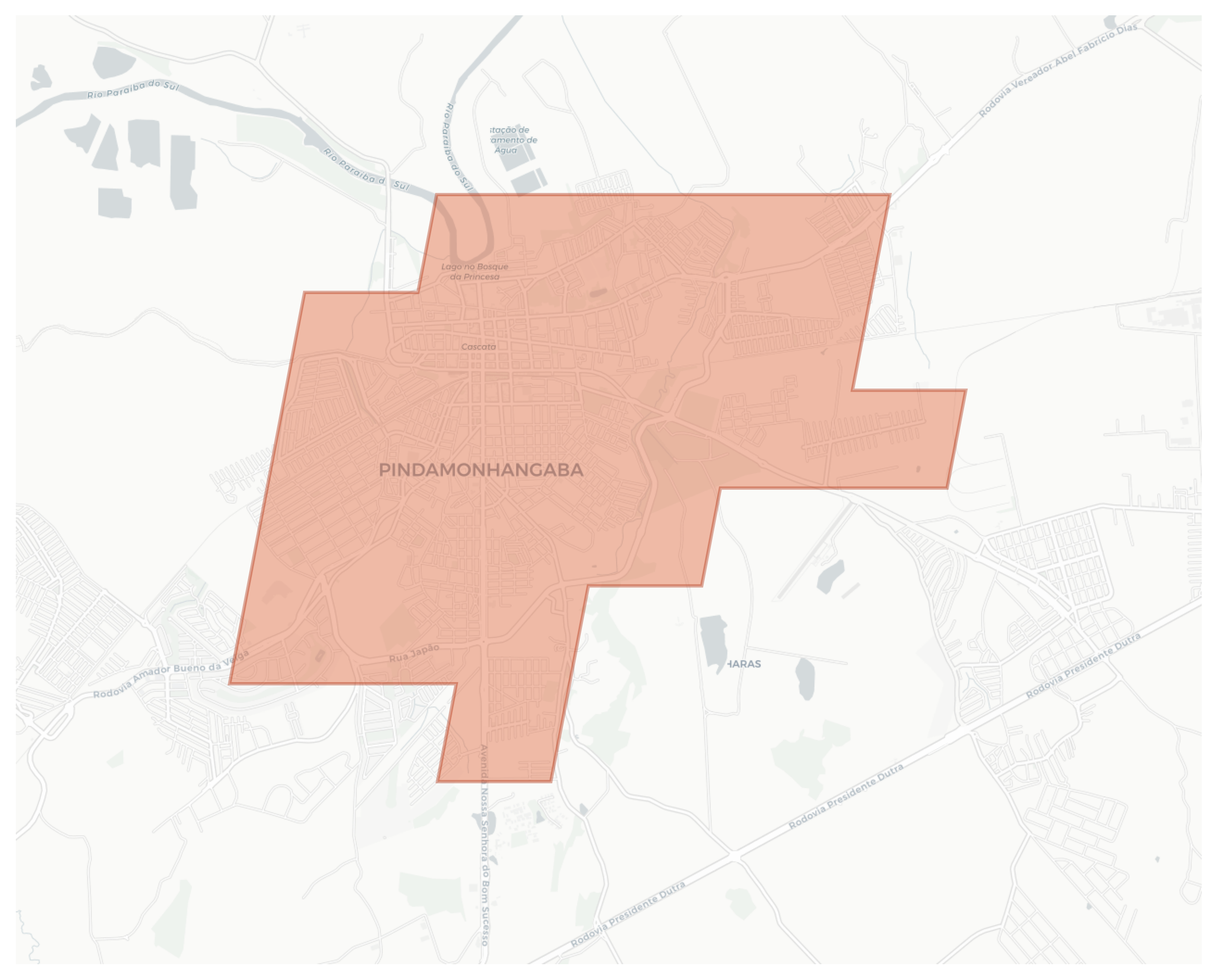 Pindamonhangaba geographic map