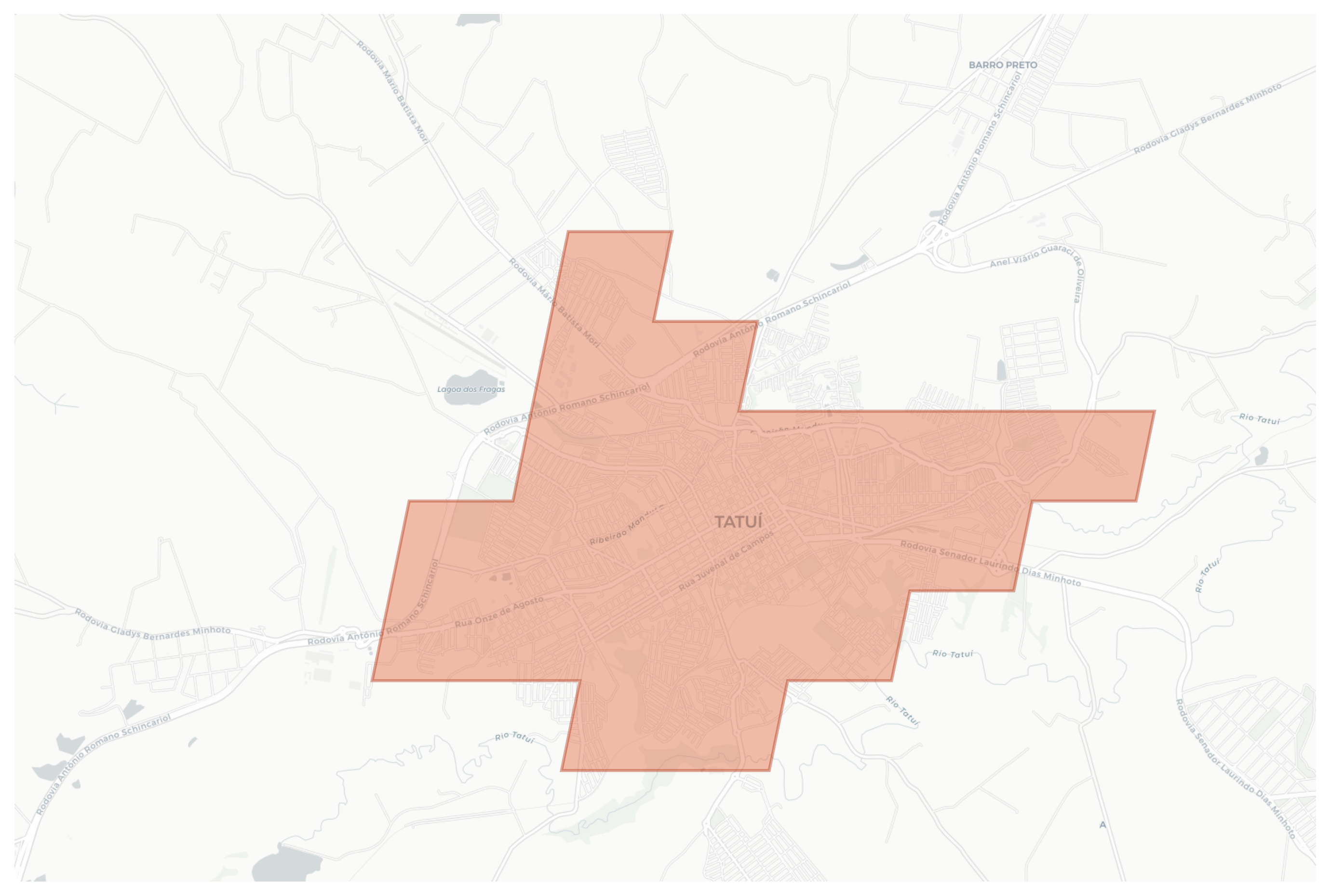 Tatuí geographic map