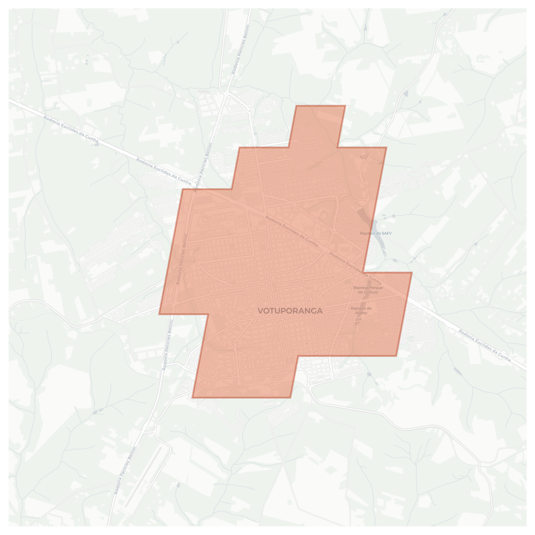 Votuporanga geographic map
