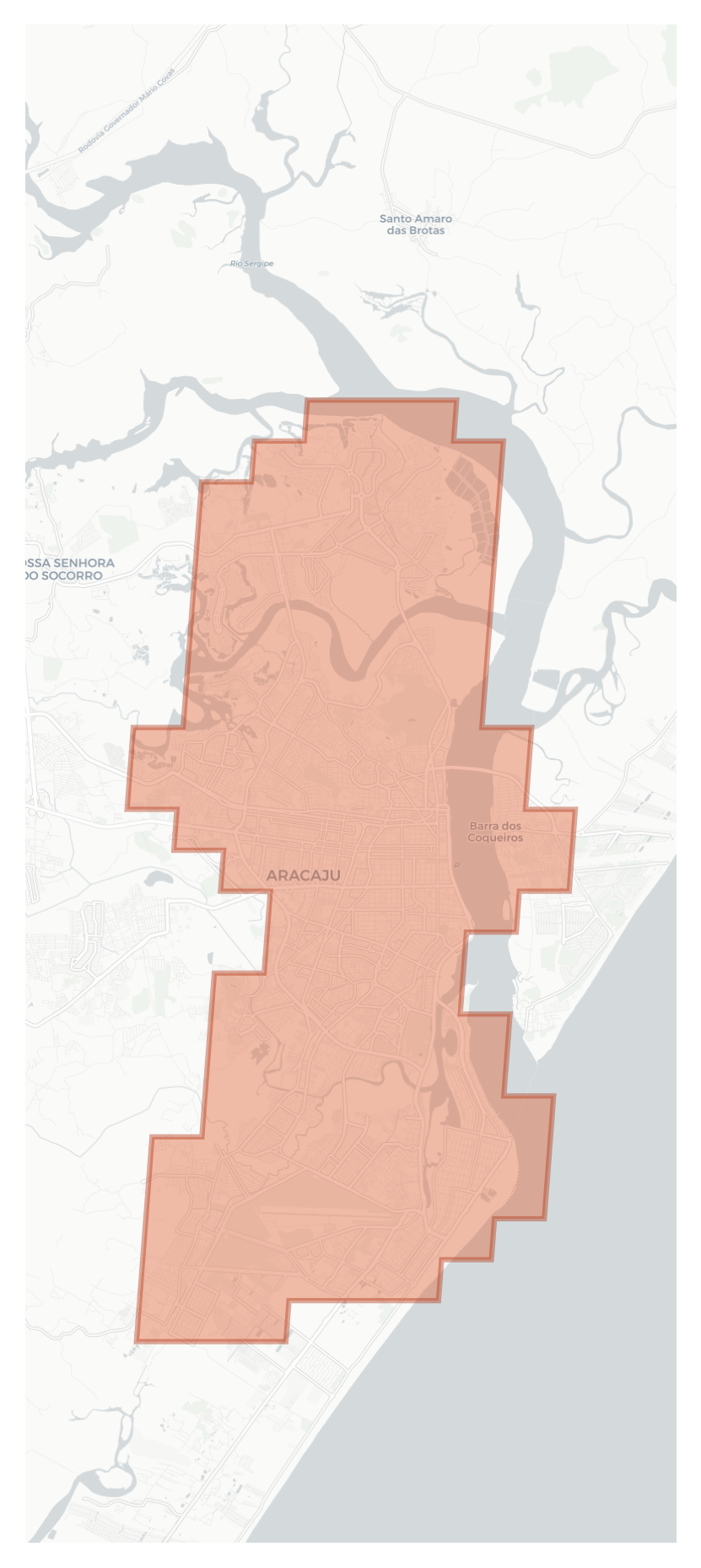 Aracaju geographic map