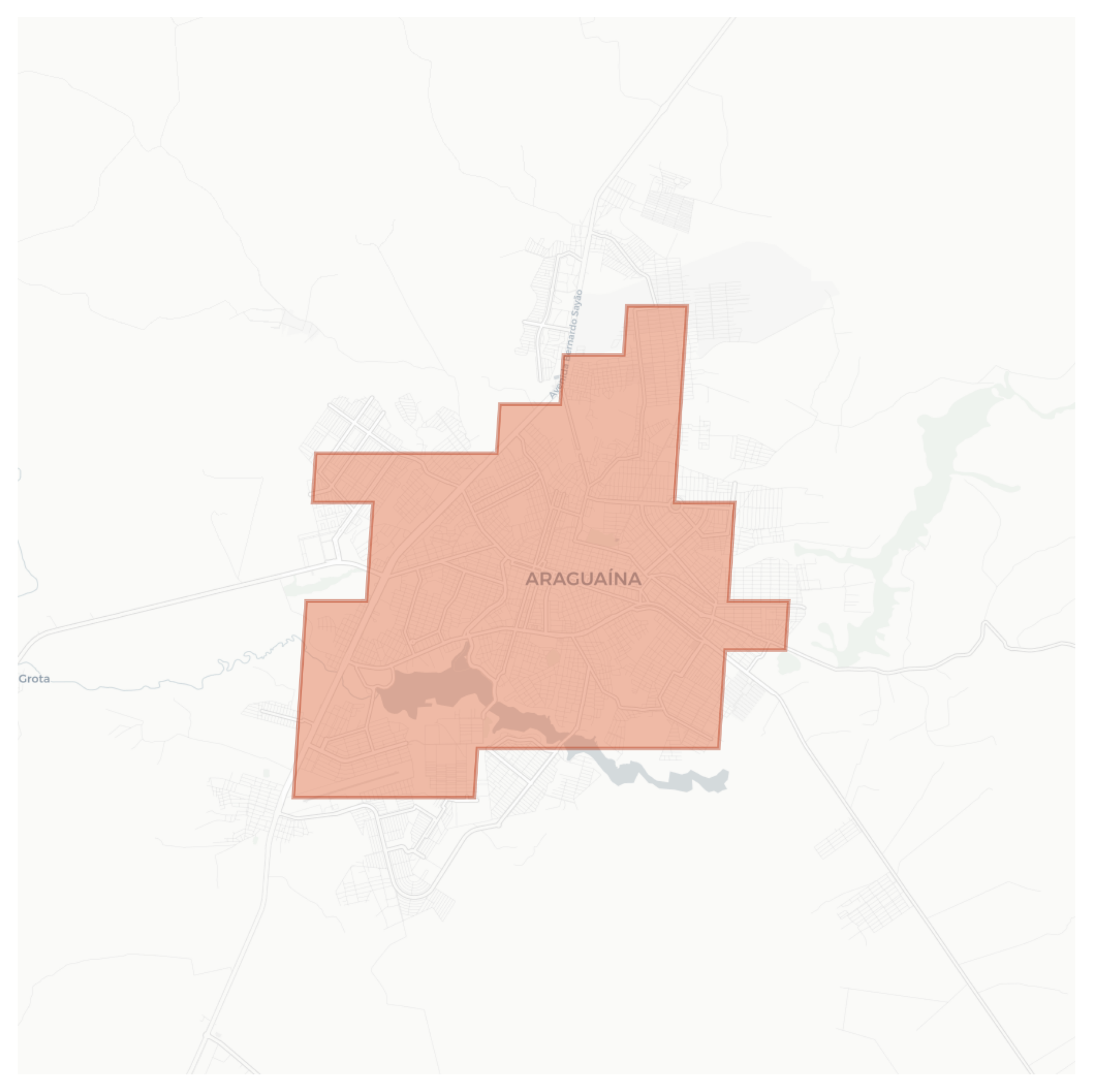 Araguaína geographic map