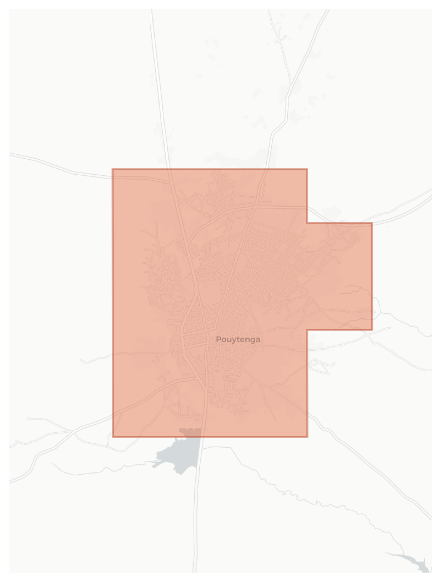 Pouytenga geographic map
