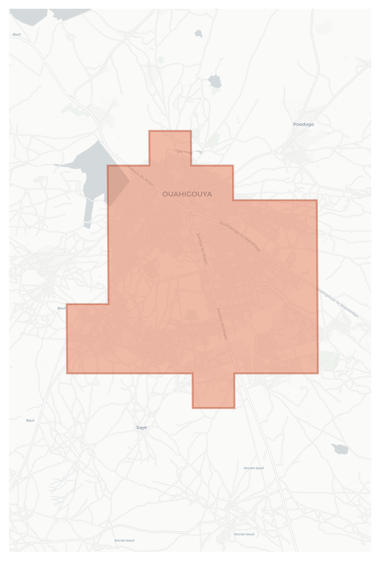 Ouahigouya geographic map