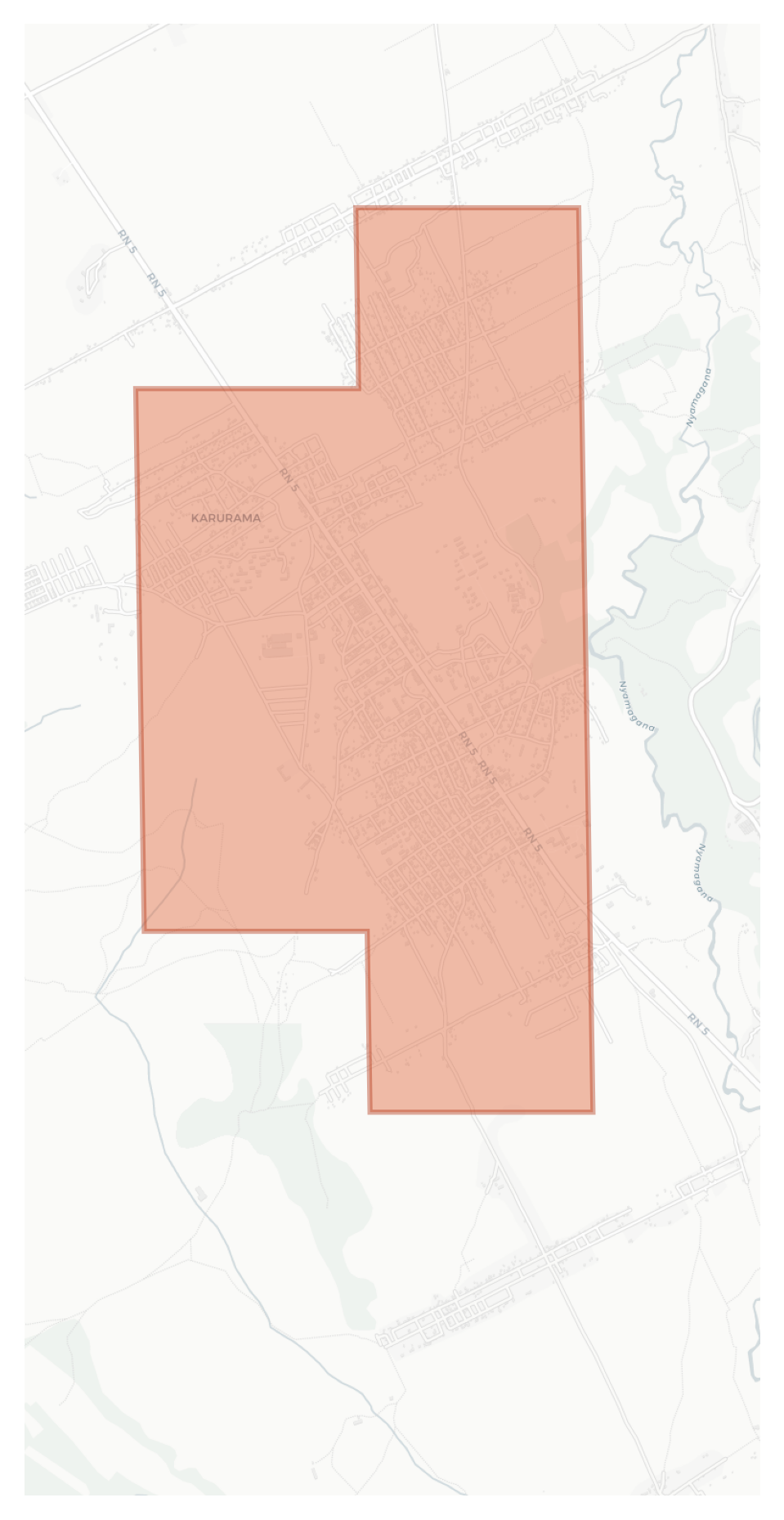 Cibitoke geographic map