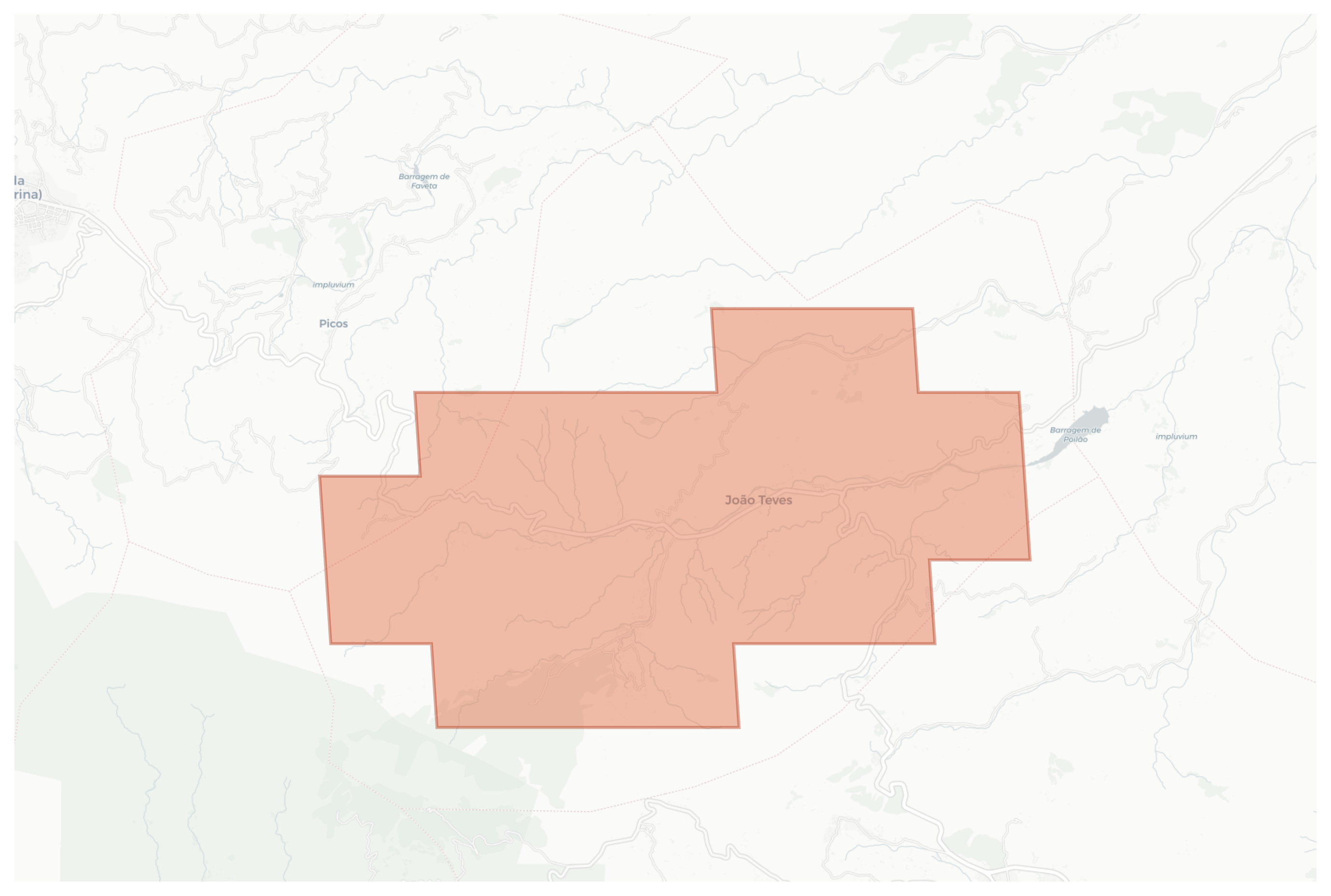 João Teves geographic map