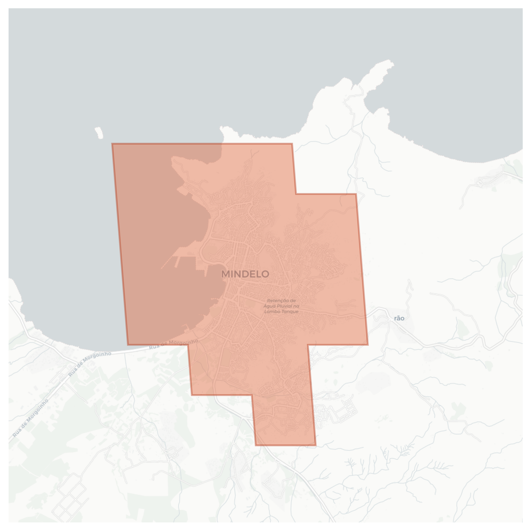 Mindelo geographic map