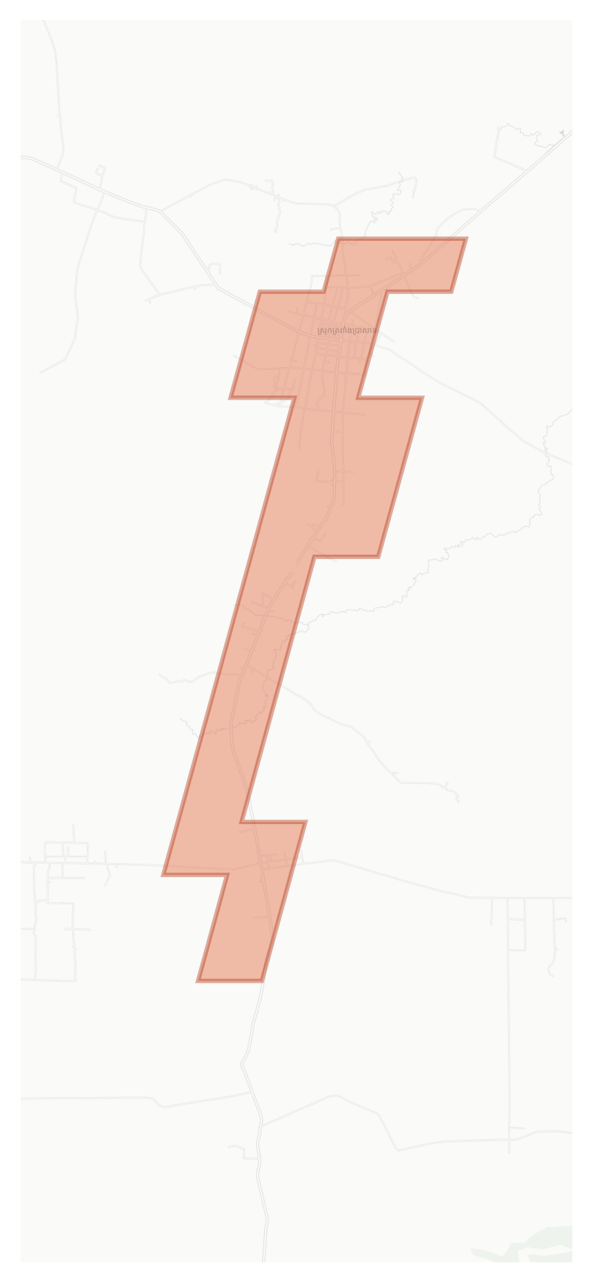 Trapeang Prasat geographic map