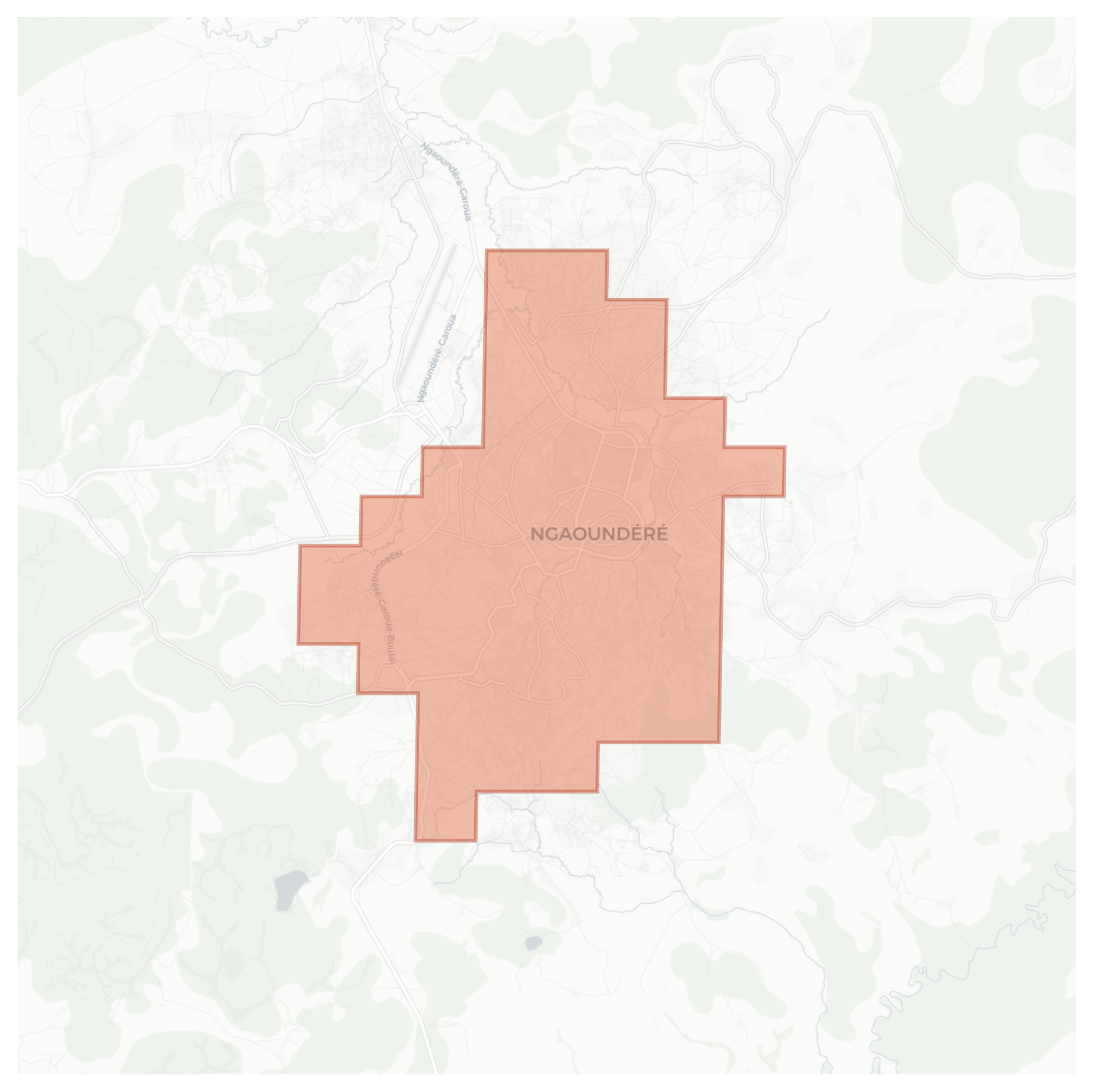 Ngaoundéré geographic map