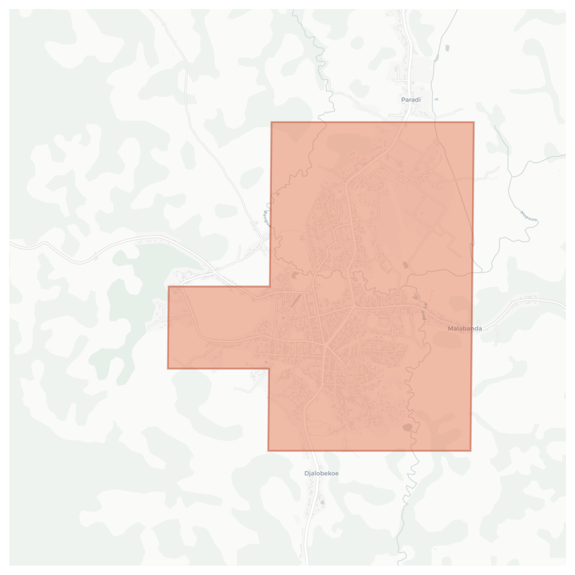 Yokadouma geographic map