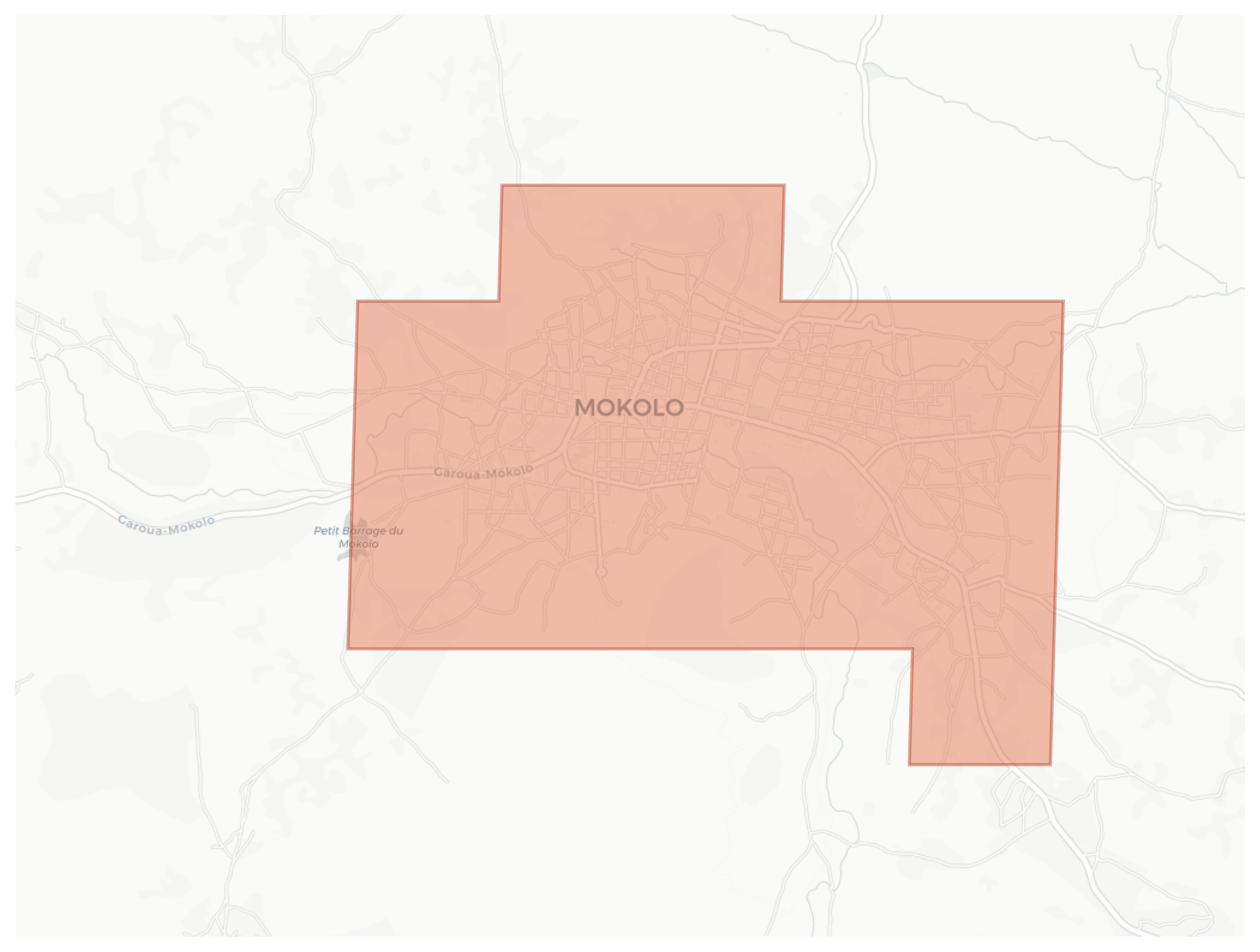 Mokolo geographic map